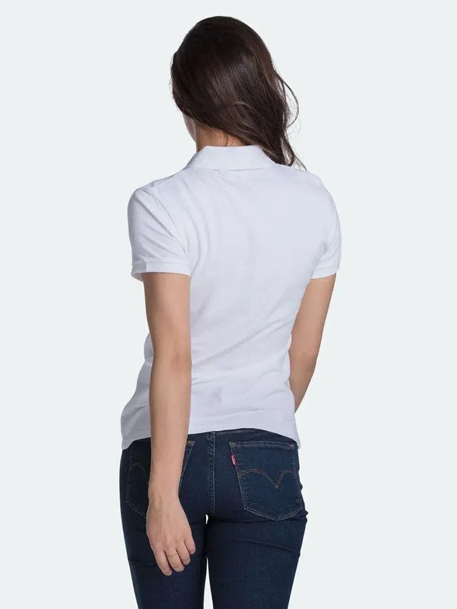 Levi's Polo Donna Slim Fit Bianca in Cotone Stretch 525990000 - 2