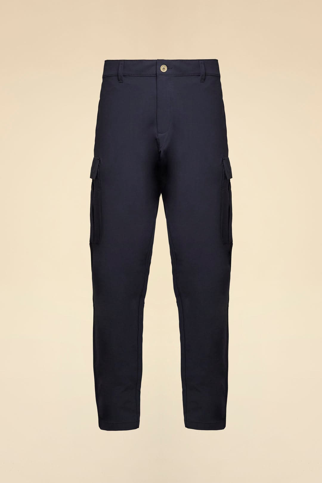 Pantalone Uomo Cargo Aeronautica Militare blu navy tessuto tecnico stretch - 3
