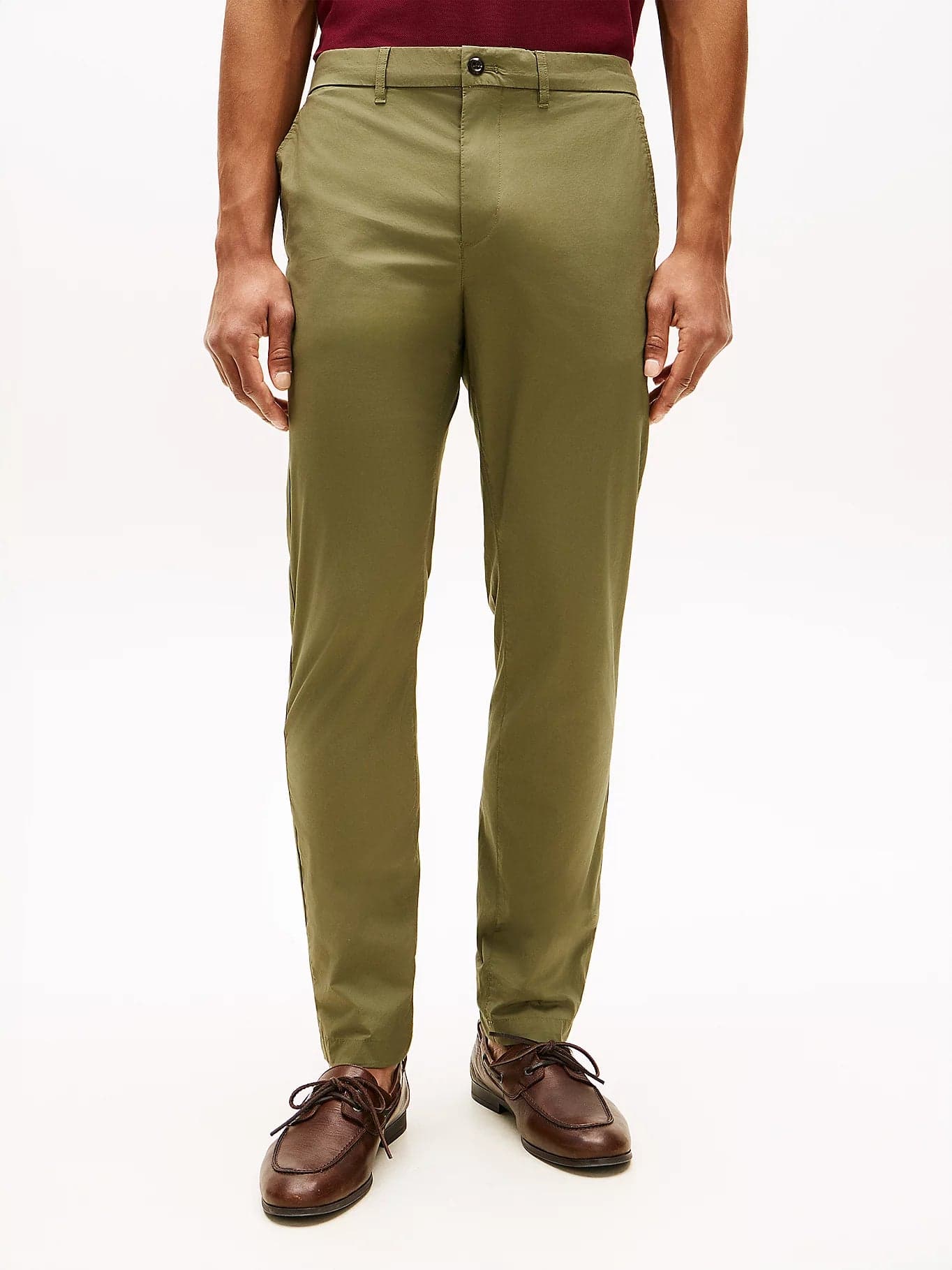 Pantaloni chino uomo Tommy Hilfiger slim fit in cotone stretch leggeri – MW0MW42341MSX - 2