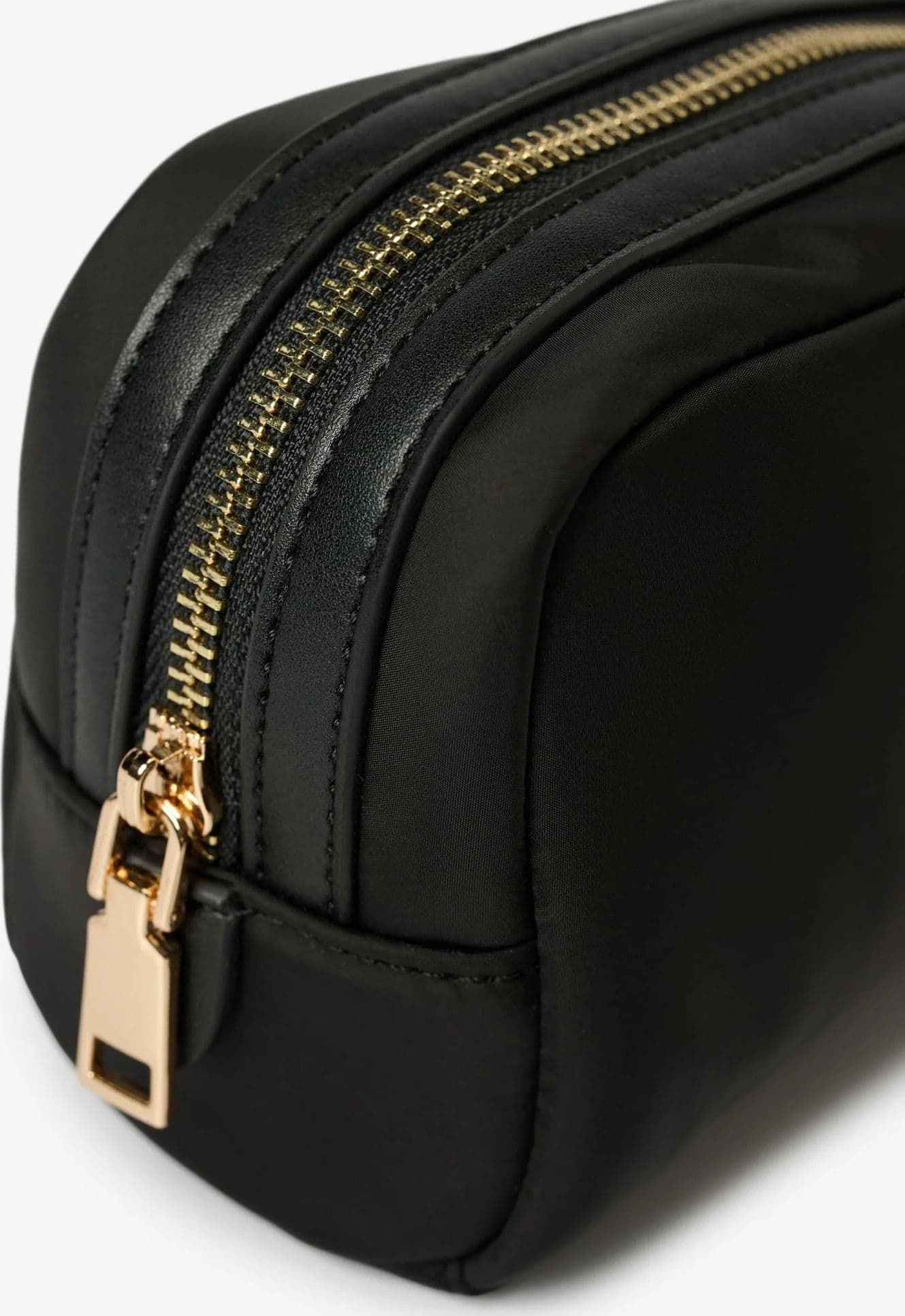 Pochette Donna Blauer S6PICK01 beauty case nylon con logo glitter – Nero - 2