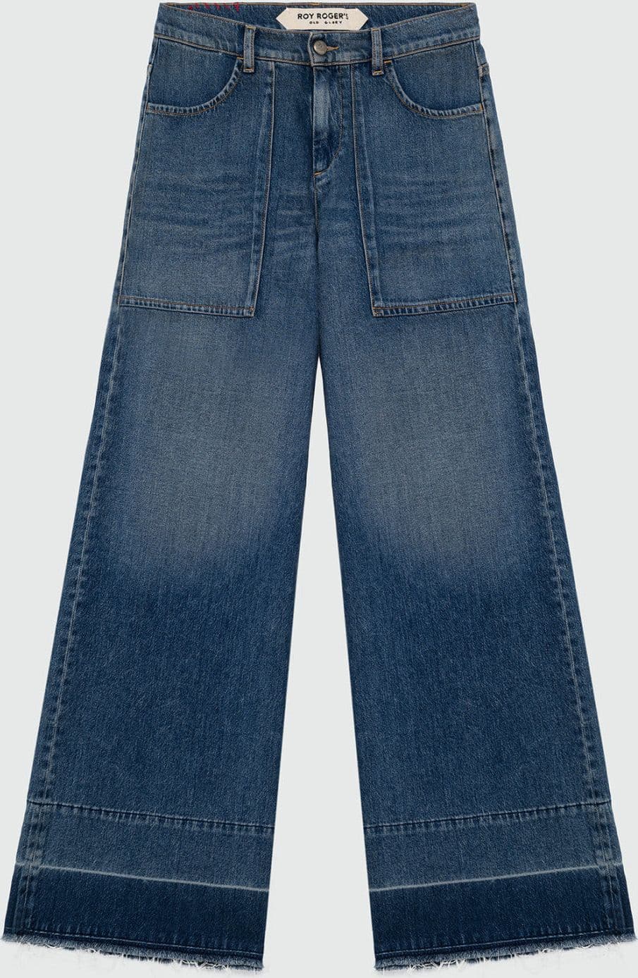Roy Roger's jeans donna wide fit denim lyocell lavaggio medio Nicky - 6