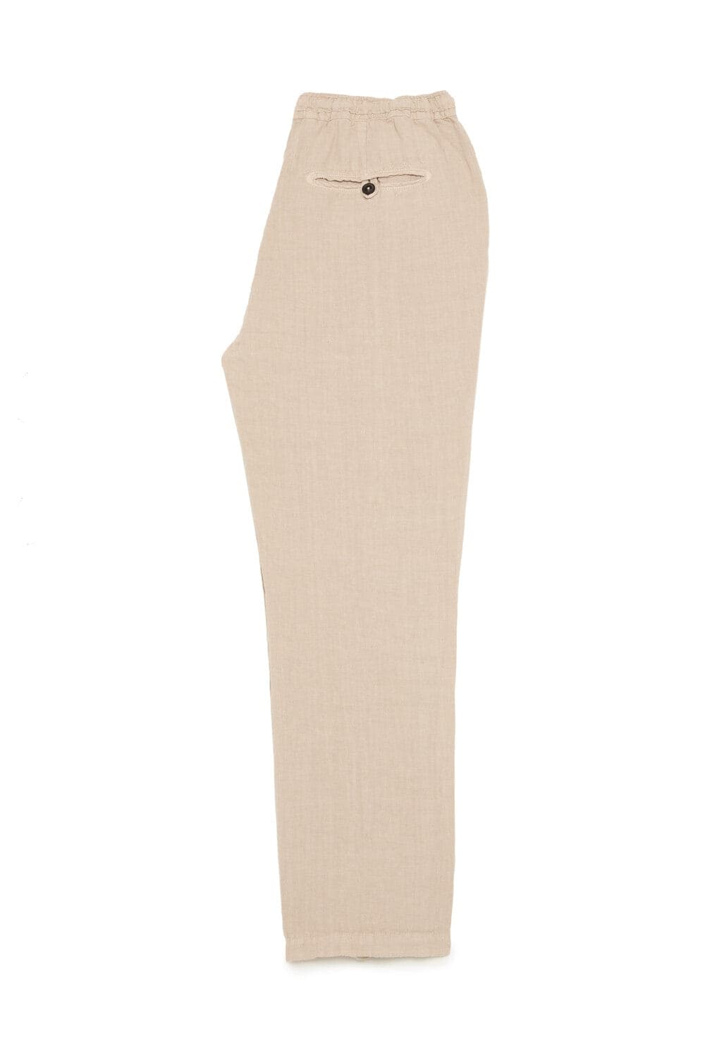 Roy Roger's pantalone uomo chino Portofino in lino sand regular fit - 6