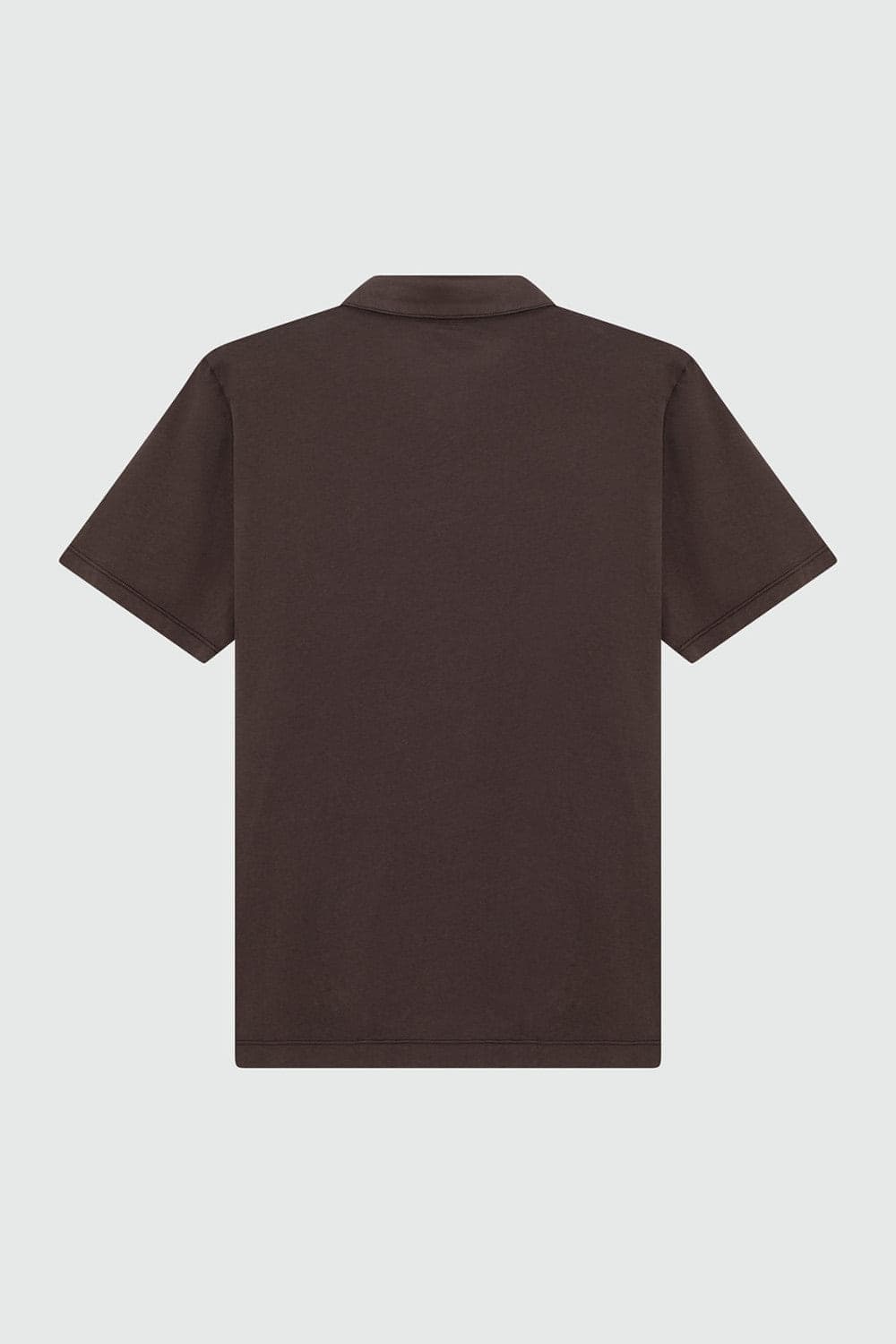 Roy Roger's polo uomo Supima jersey marrone regular fit - 6