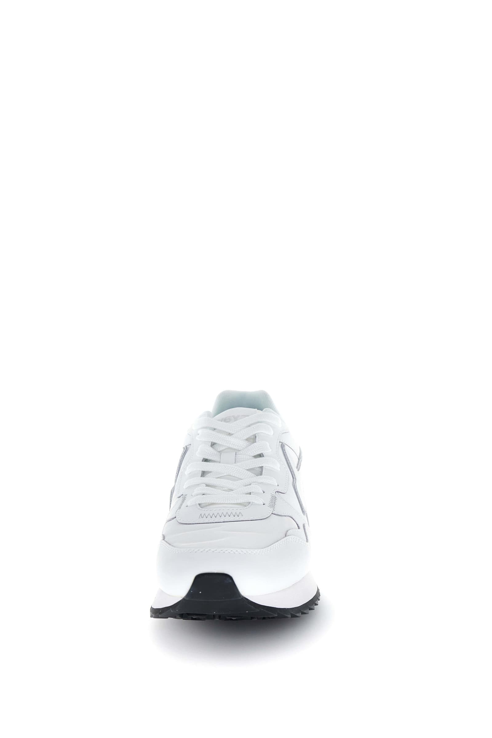 Scarpe Uomo W6YZ YAK bianche in pelle e tessuto – Sneakers running lifestyle - 4