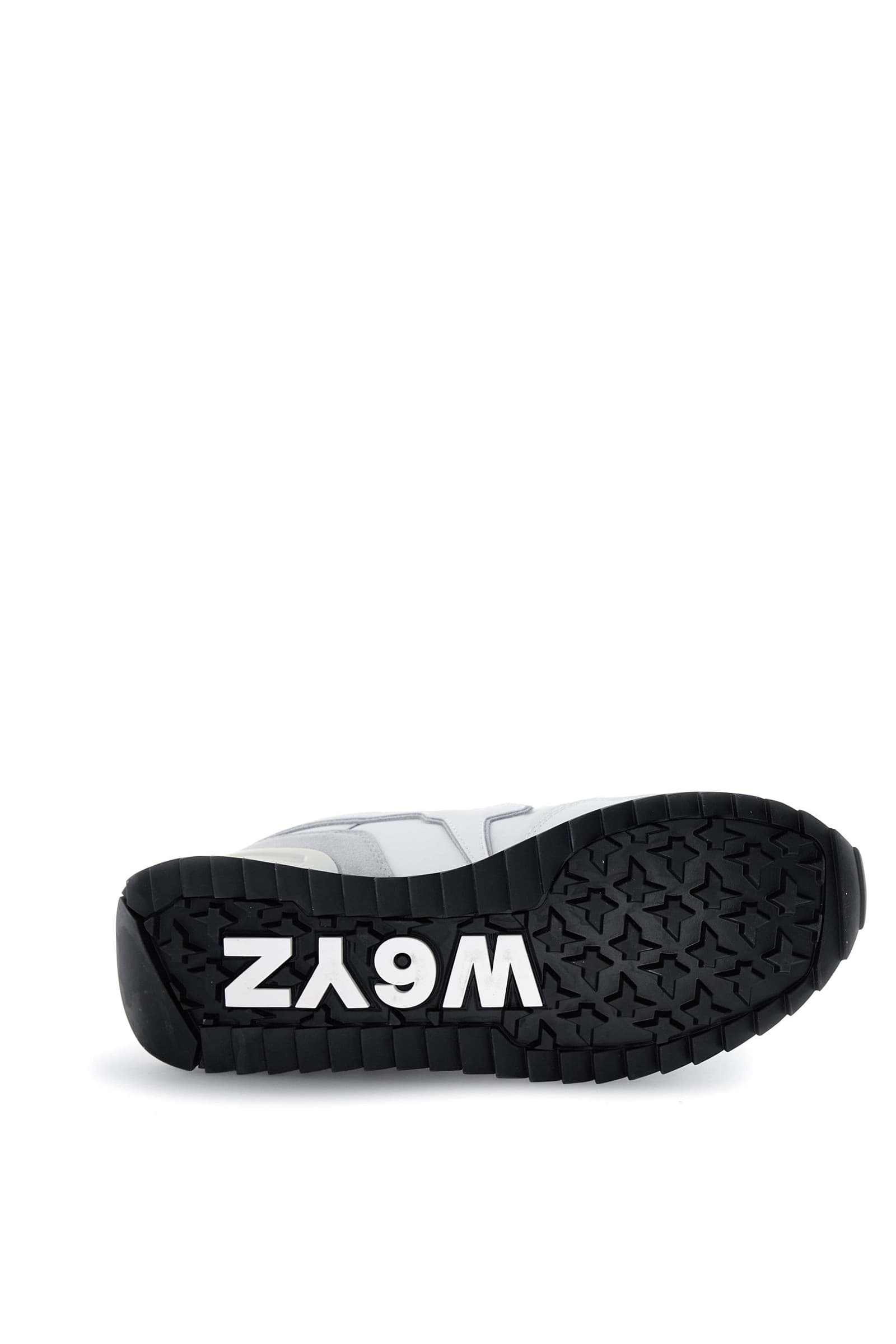 Scarpe Uomo W6YZ YAK bianche in pelle e tessuto – Sneakers running lifestyle - 6