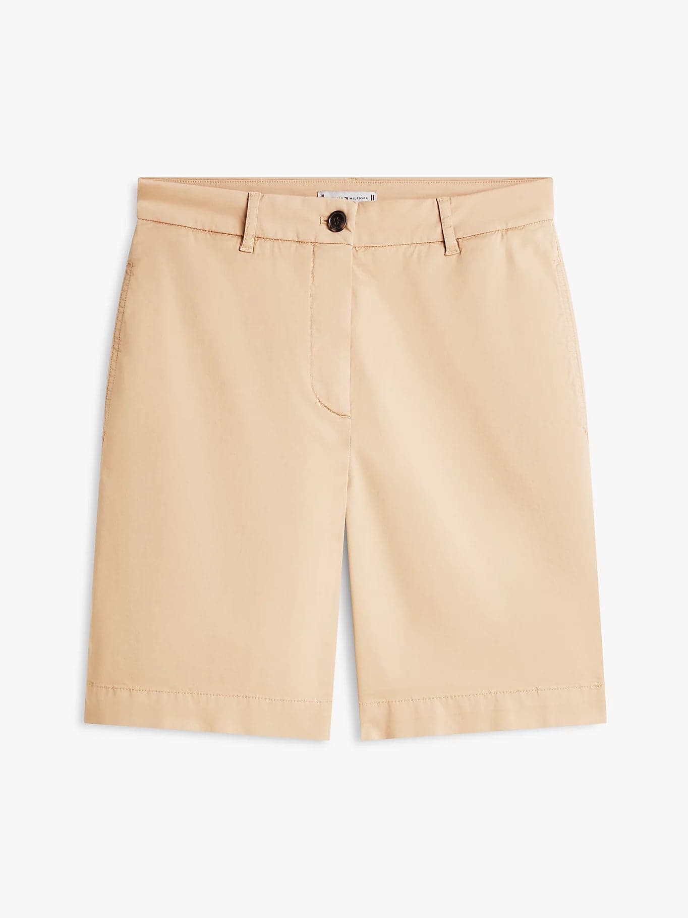 Shorts donna Tommy Hilfiger chino regular fit beige washed WW0WW49648AEG - 5