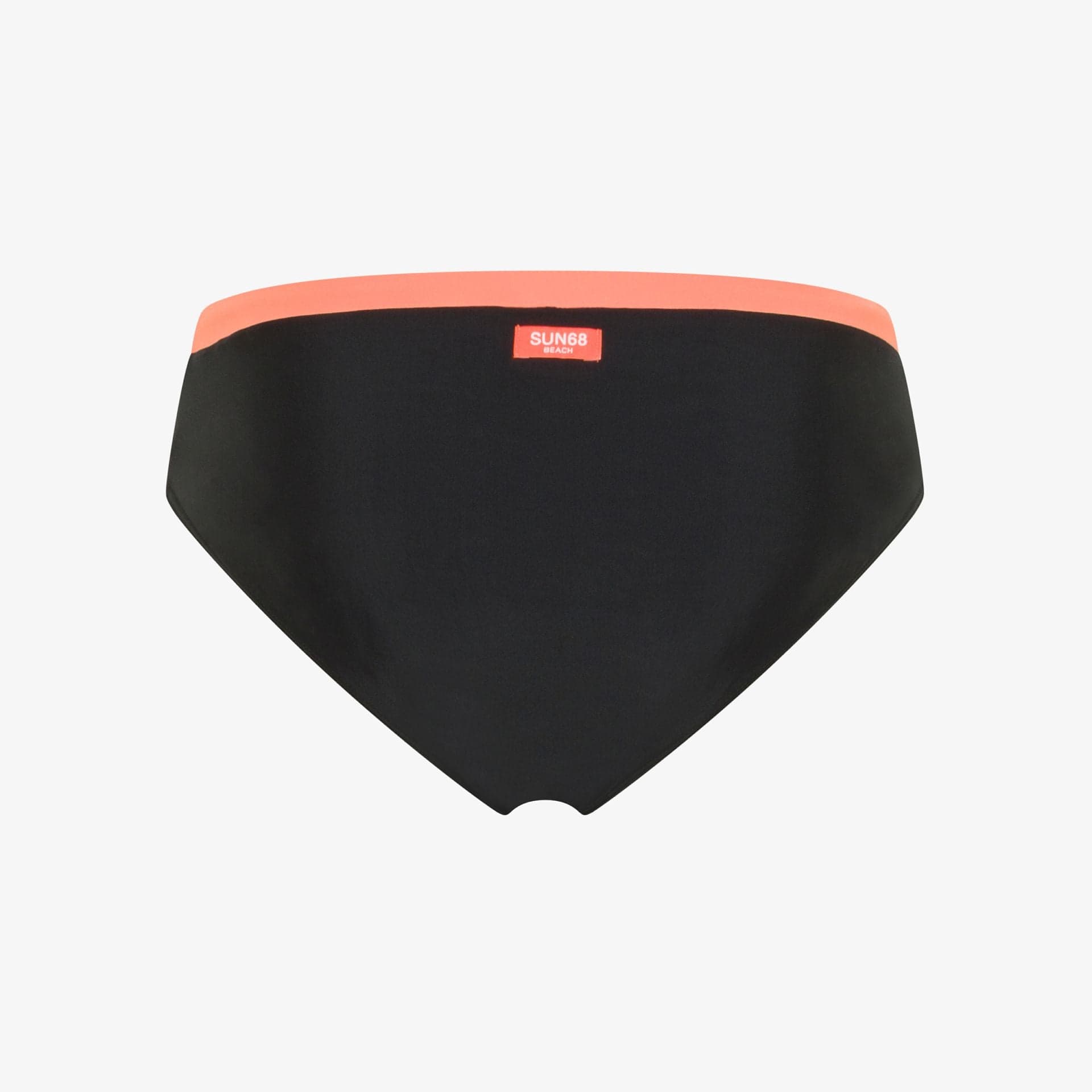 Slip costume uomo Sun68 nero con dettagli fluo - 2