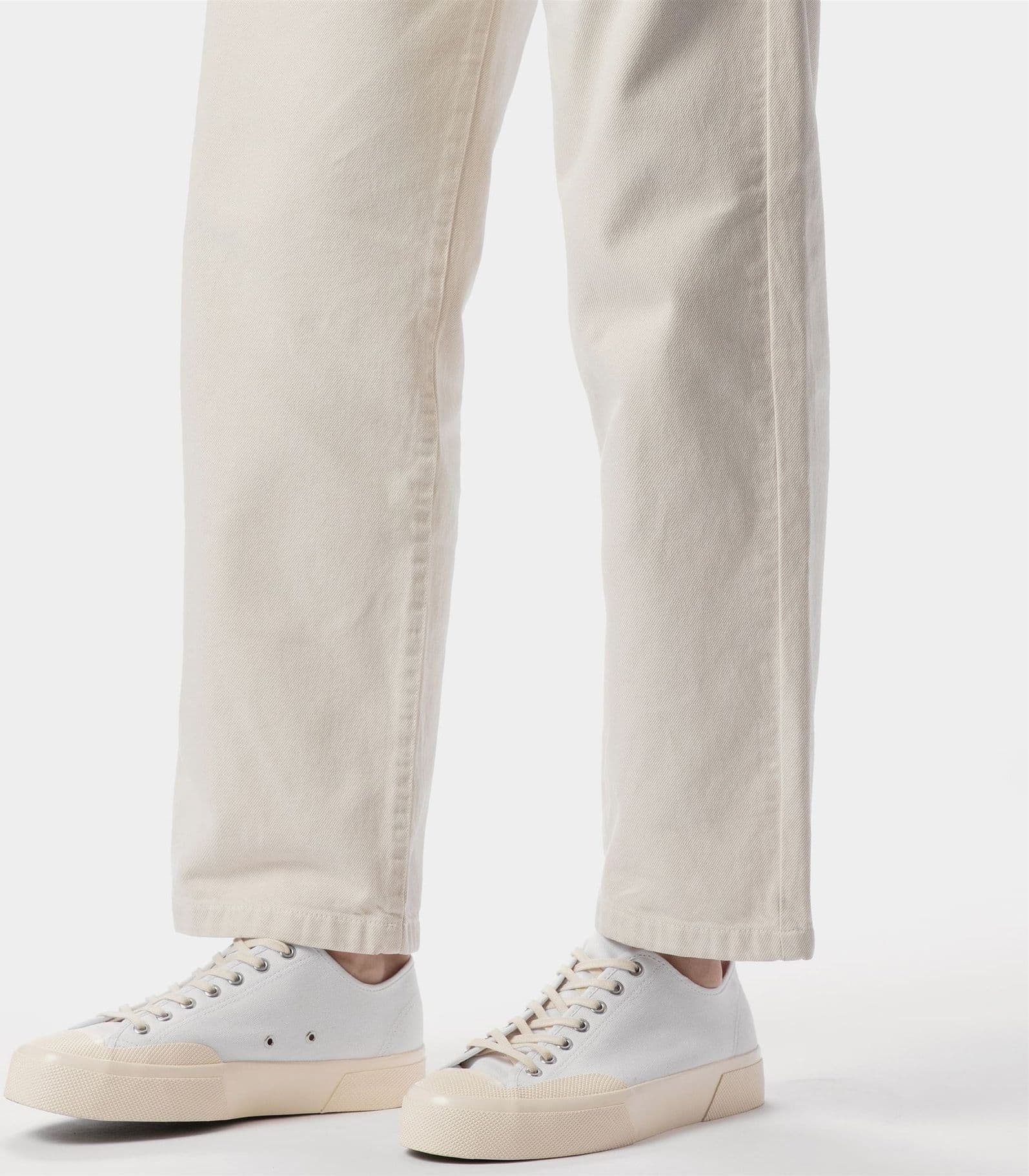 Superga Artifact Works Sneaker Uomo in Tela Bianca Off White S51347W A1Q - 2