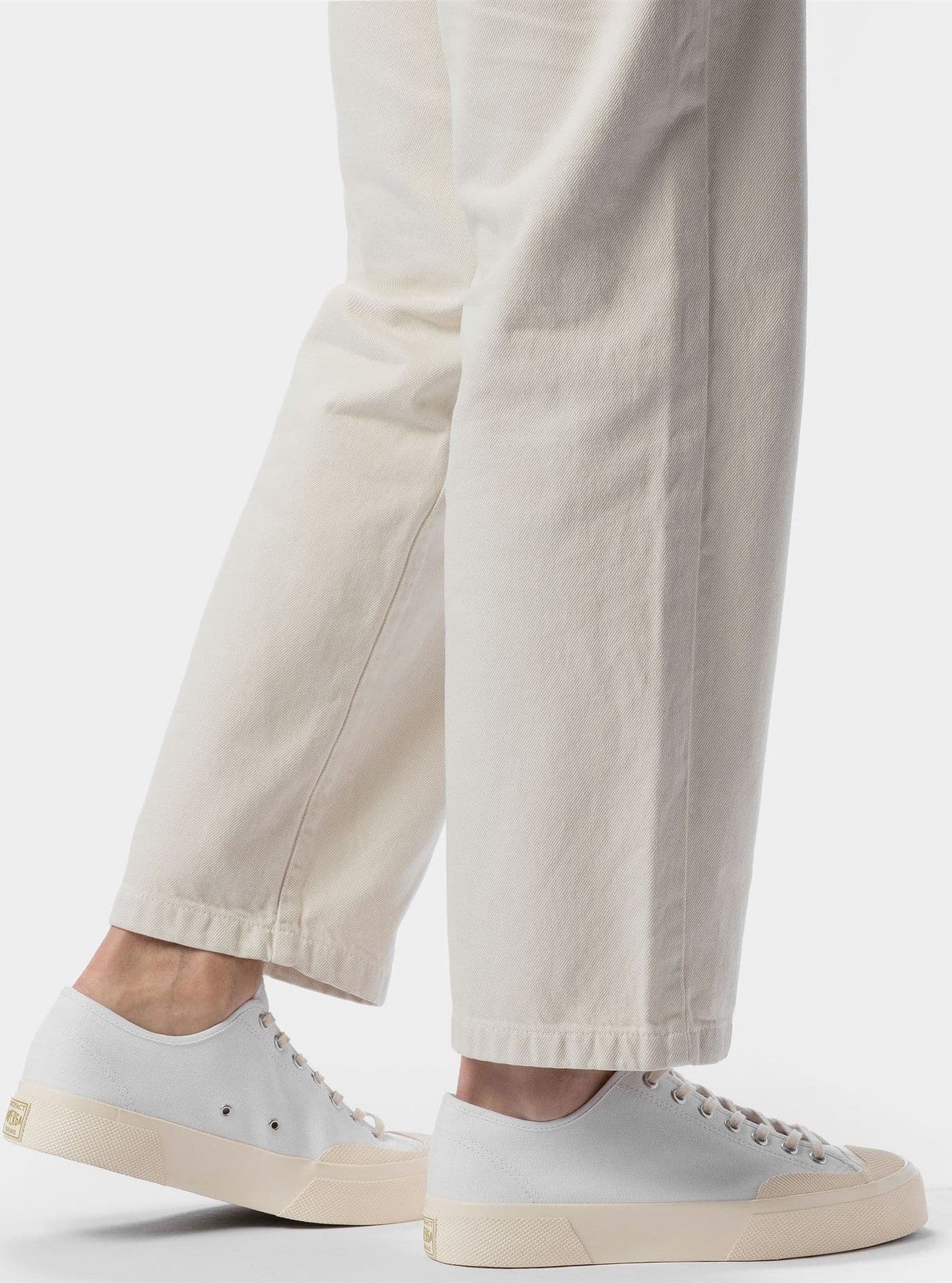 Superga Artifact Works Sneaker Uomo in Tela Bianca Off White S51347W A1Q - 6