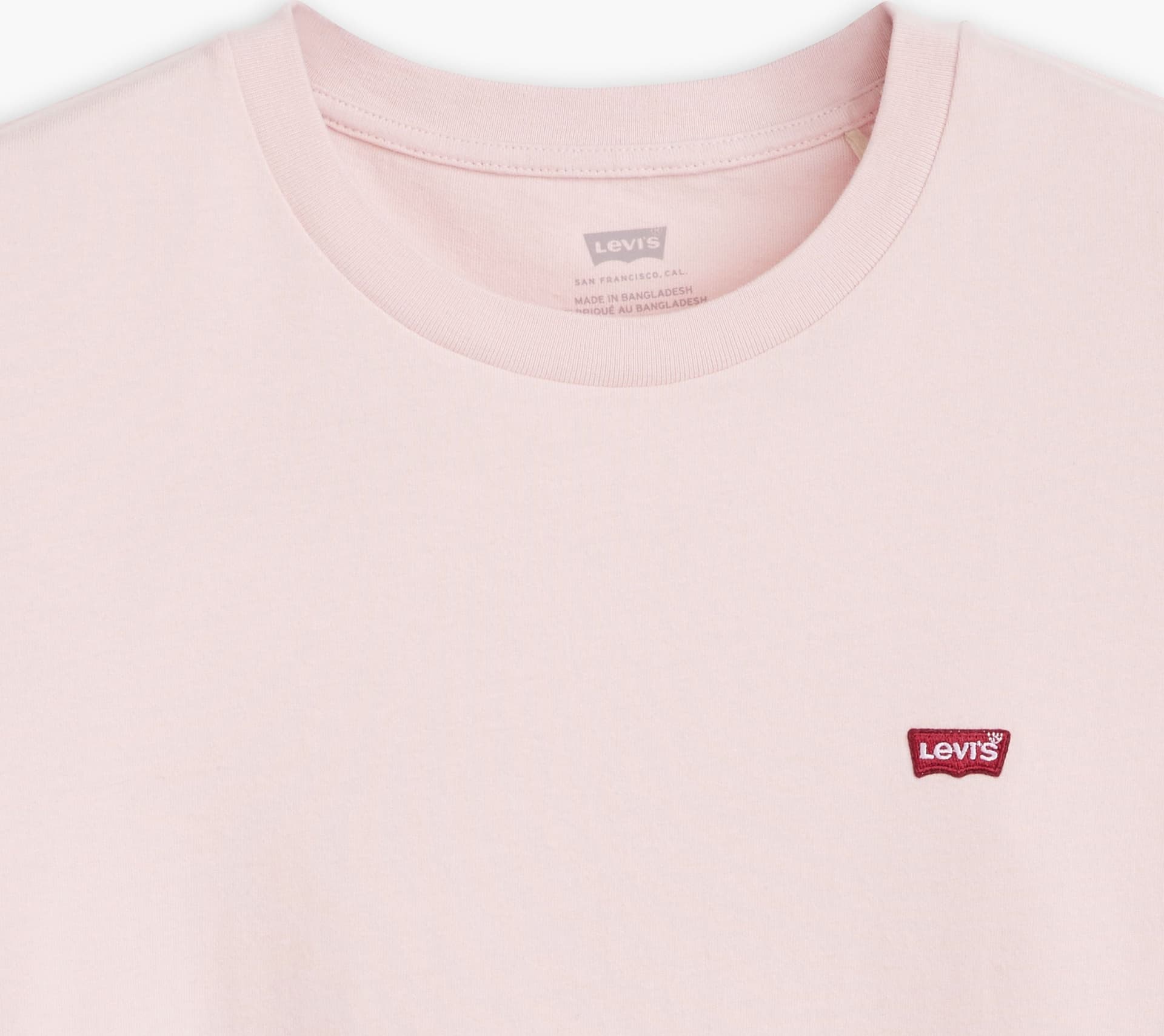T-shirt donna Levi's Perfect Tee rosa in cotone girocollo vestibilità standard - 3