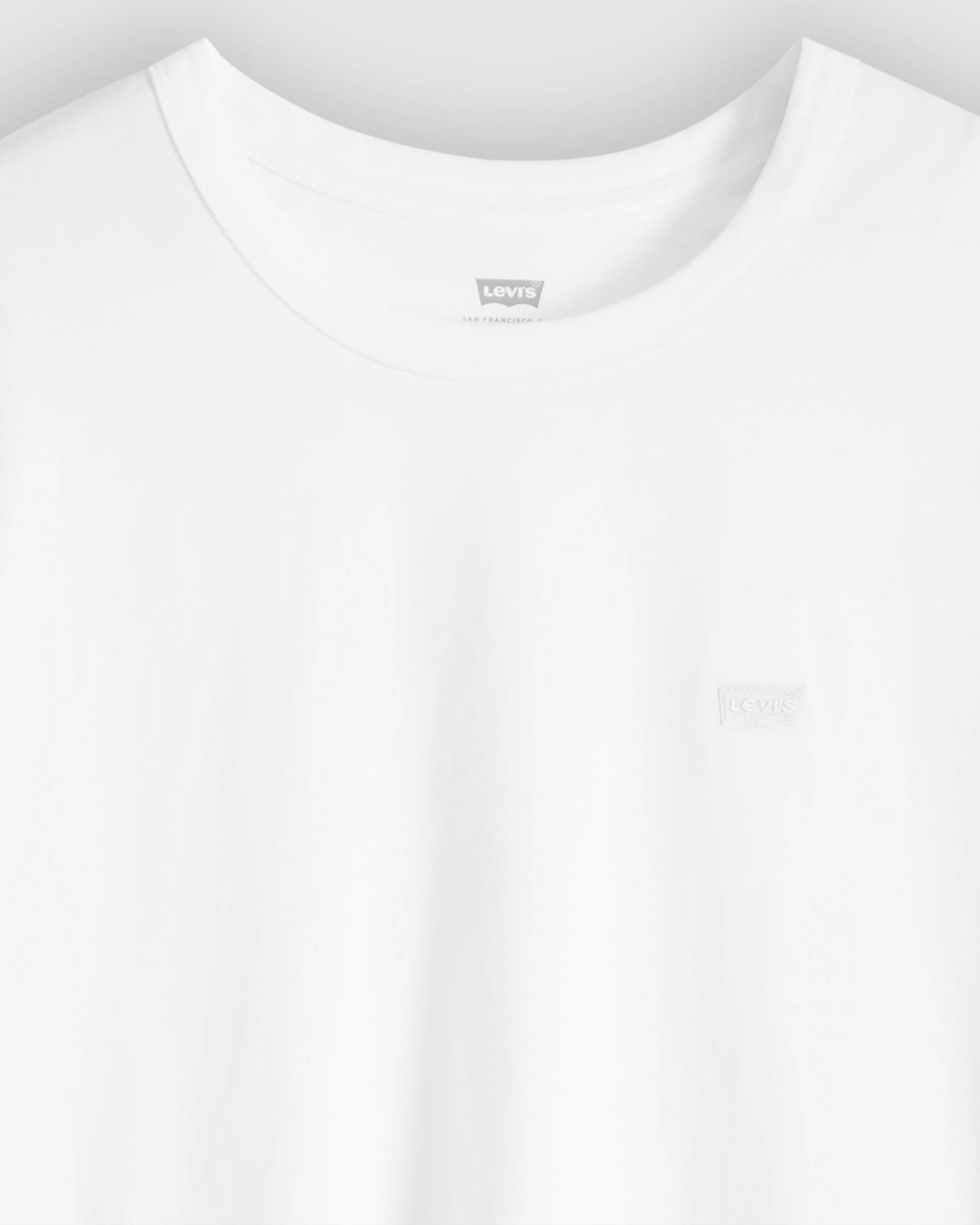 T-shirt uomo Levi's Original girocollo in cotone bianco 005GX0000 - 5