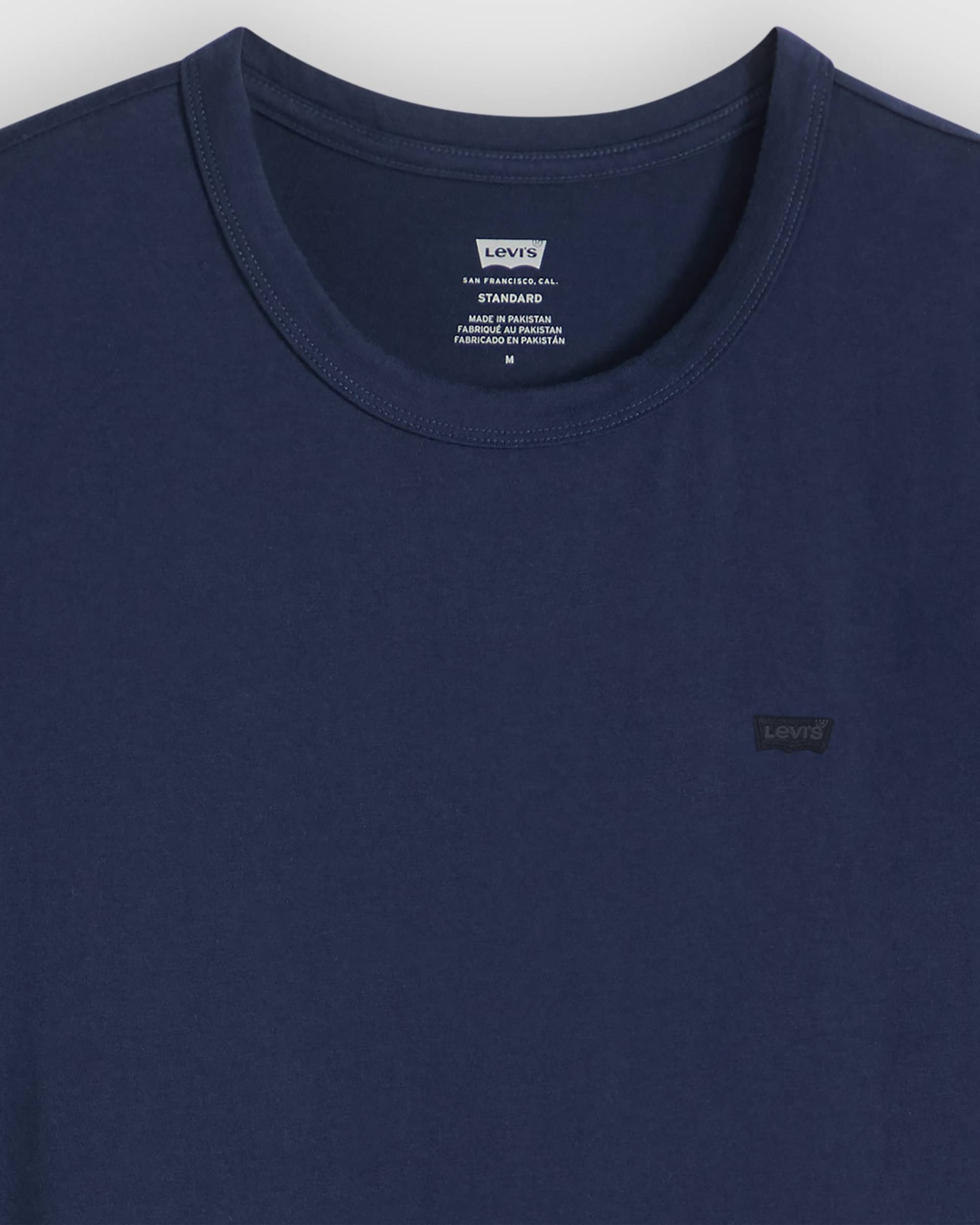 T-shirt uomo Levi's Original girocollo in cotone blu navy - 5