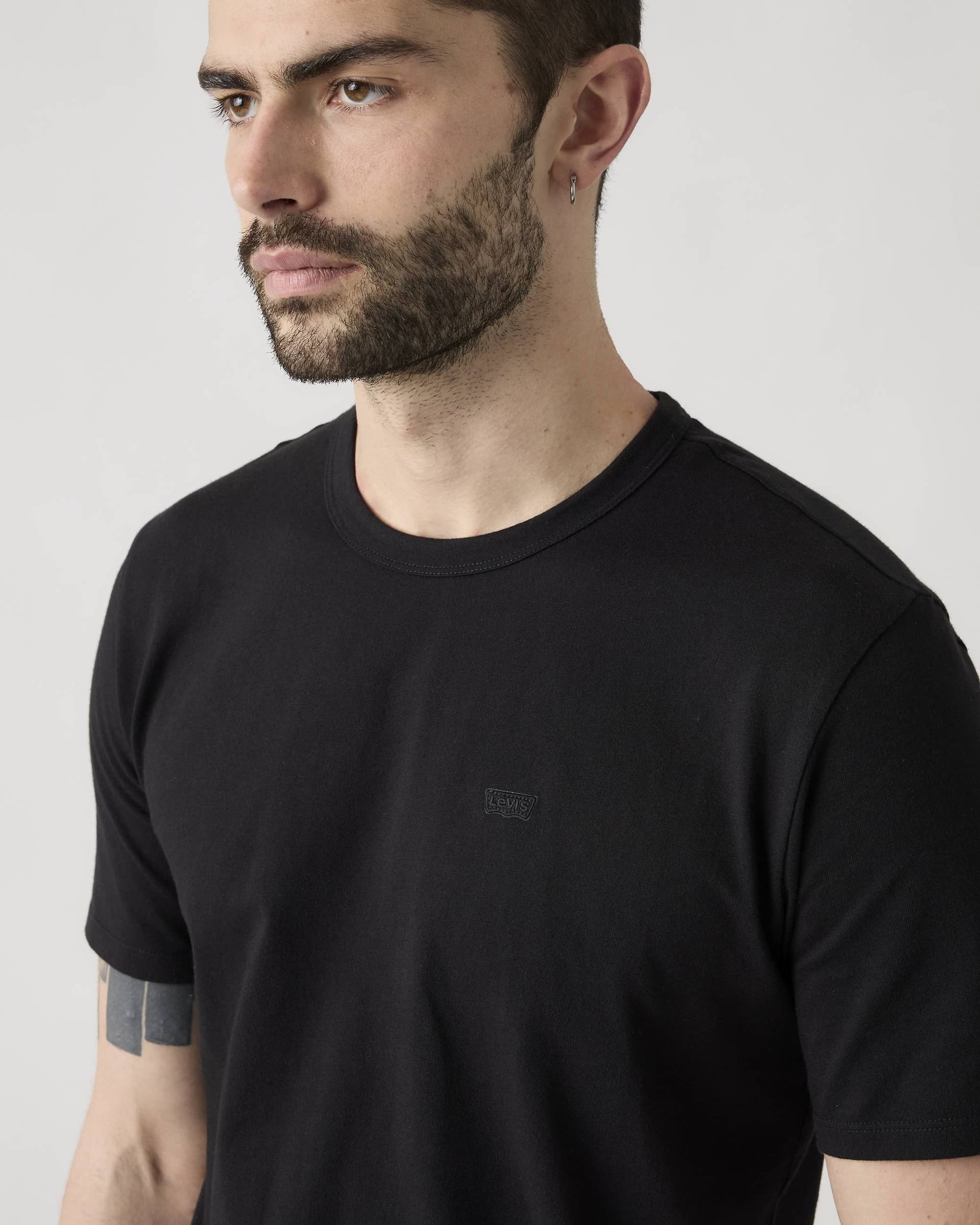 T-shirt uomo Levi's Original girocollo in cotone nero - 2
