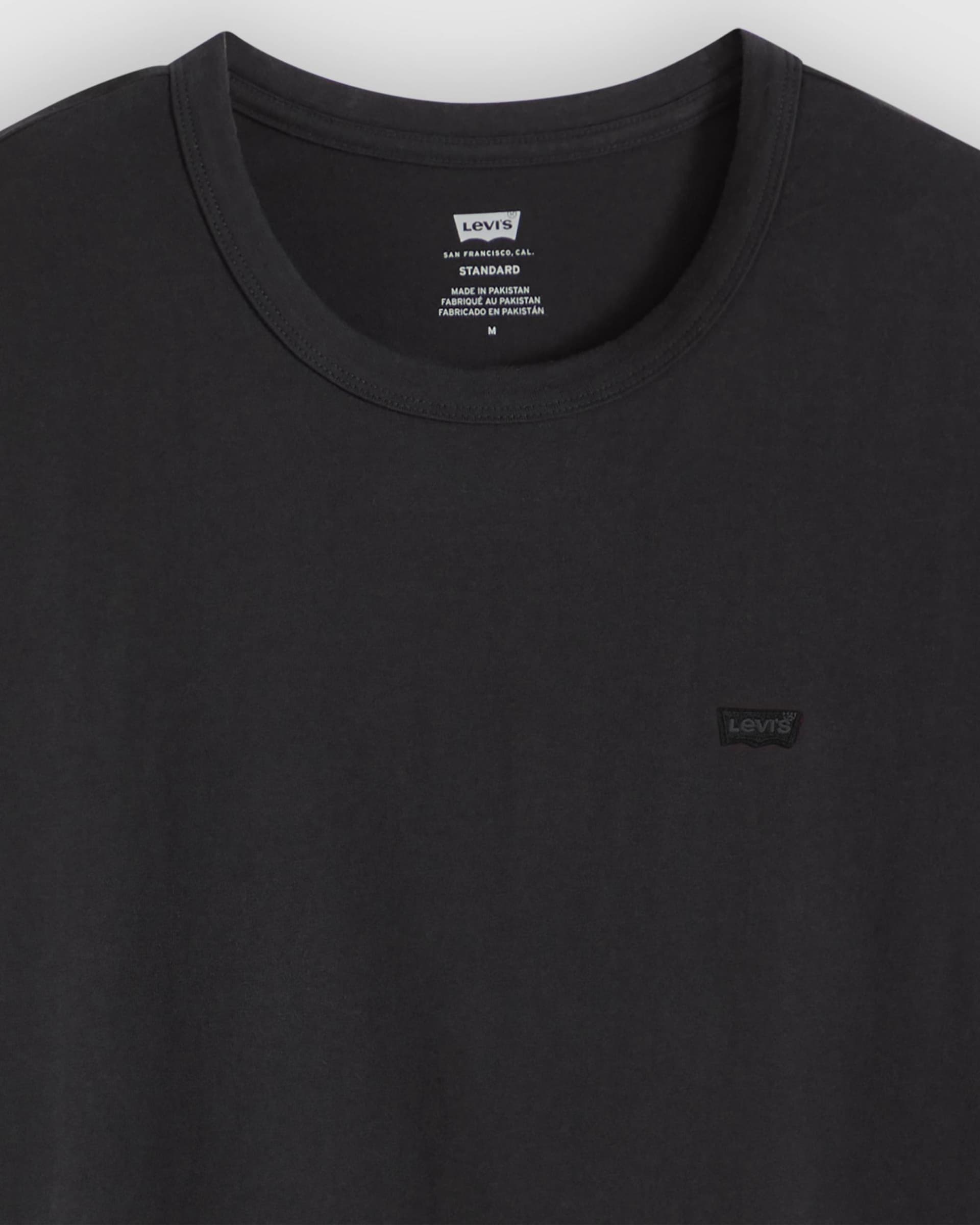 T-shirt uomo Levi's Original girocollo in cotone nero - 6
