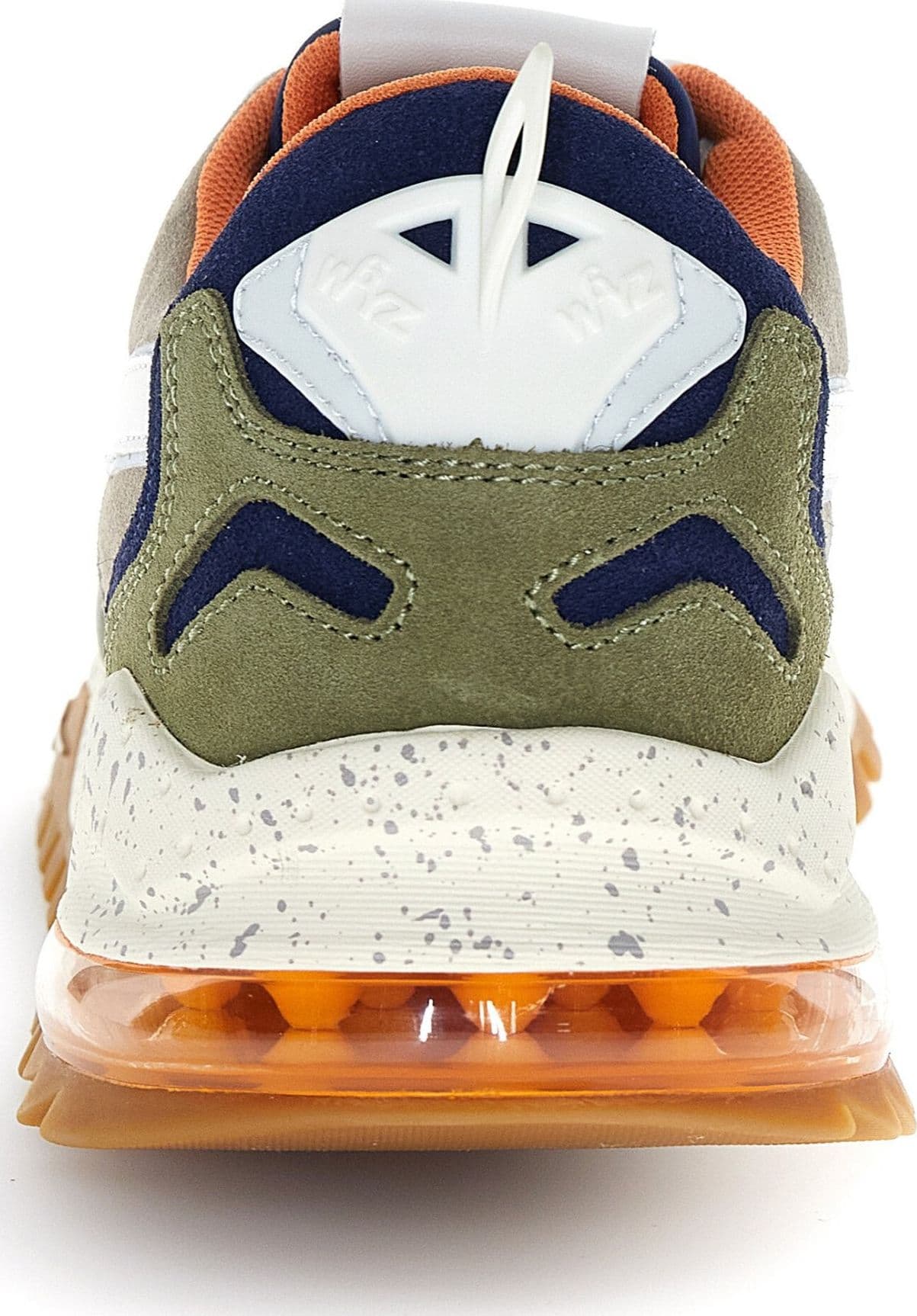 W6YZ Breeze 3-M Sneakers Uomo in Suede e Nylon Multicolor Militare Azure Taupe - 4