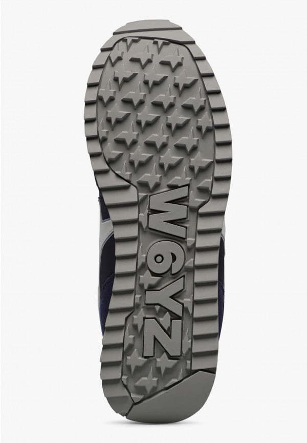 W6yz scarpa uomo YAK-M. - Sneakers in tessuto tecnico e suede - Navy - 4