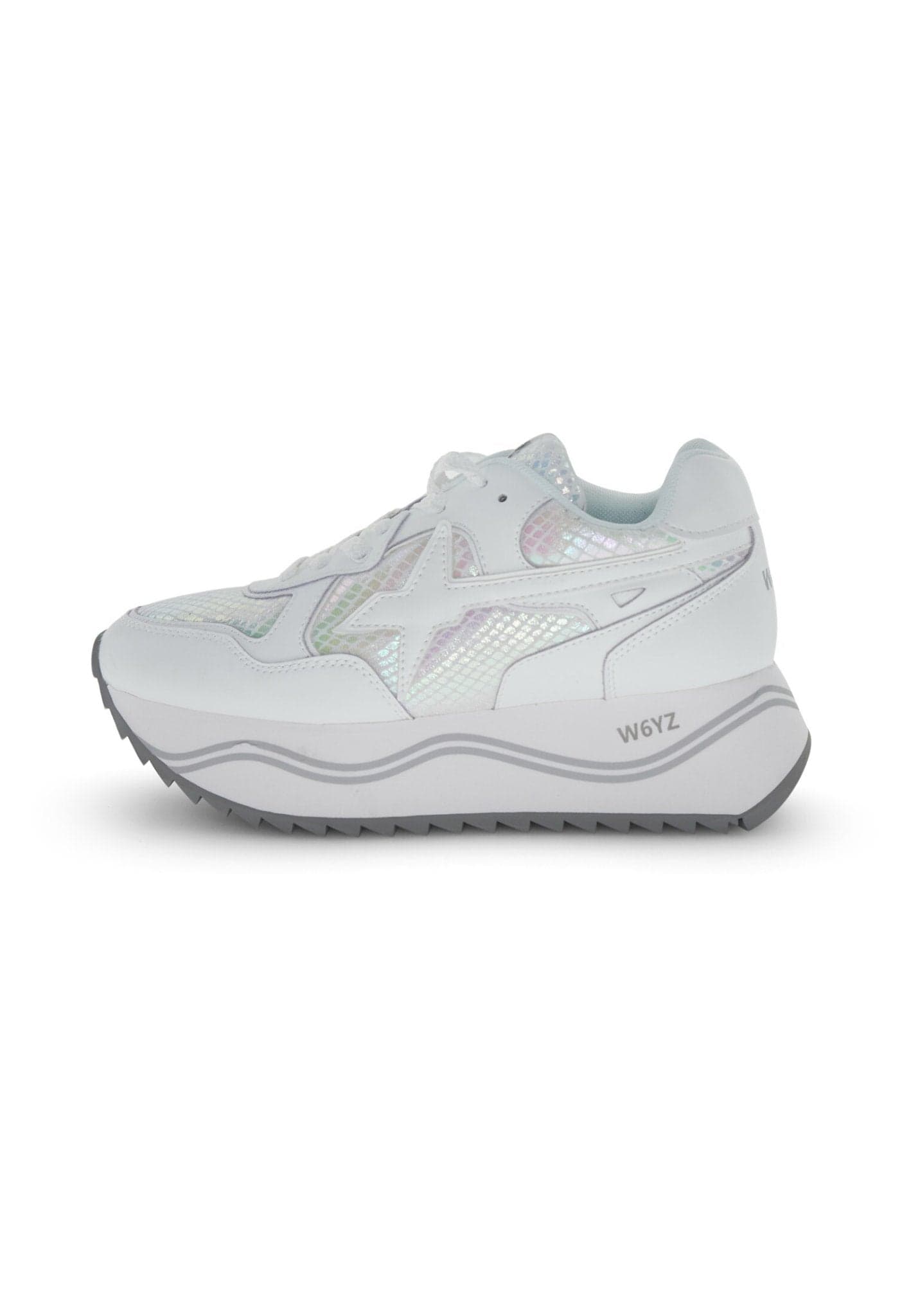 Sneakers donna W6YZ Deva running style in suede e tessuto tecnico - 3