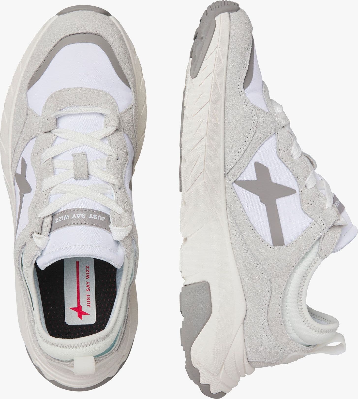 W6yz scarpa uomo mod NEXT-M Sneakers in tessuto tecnico e suede - Bianco 2018631010N01 - 3
