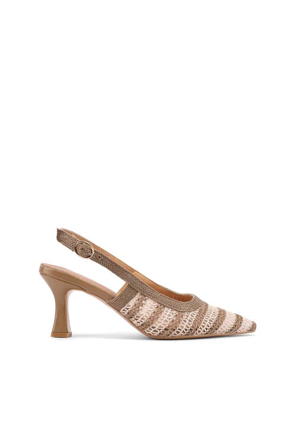 QUENN HELENA DECOLLETE INTRECCIATO ART.ZM11013 MARRONE - 9