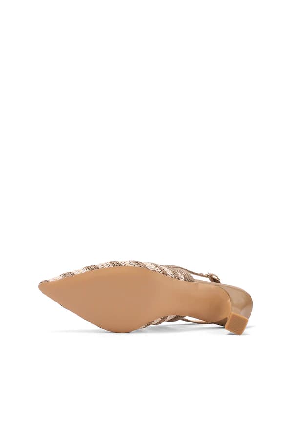 QUENN HELENA DECOLLETE INTRECCIATO ART.ZM11013 MARRONE - 5