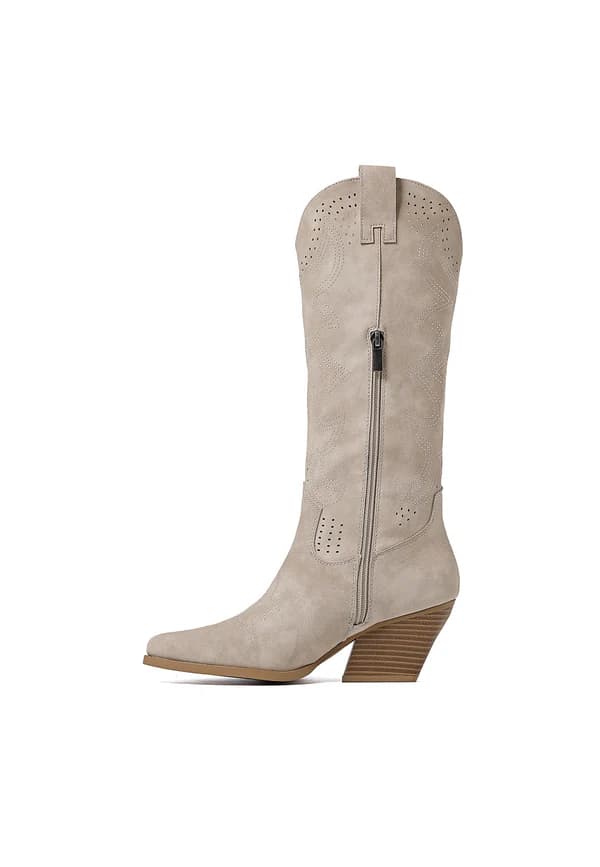 QUENN HELENA STIVALE TEXANO ART.X28-100 BEIGE - 3