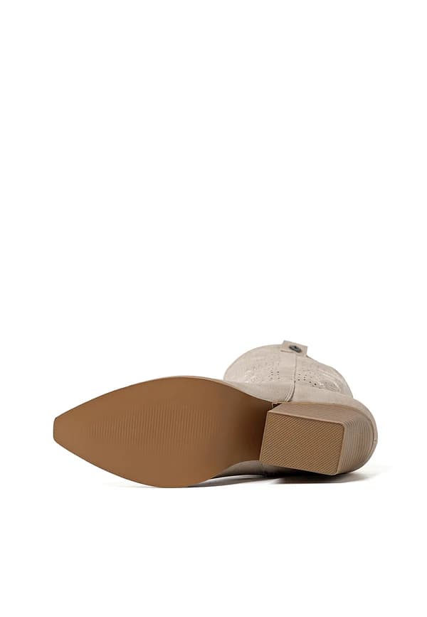 QUENN HELENA STIVALE TEXANO ART.X28-100 BEIGE - 5