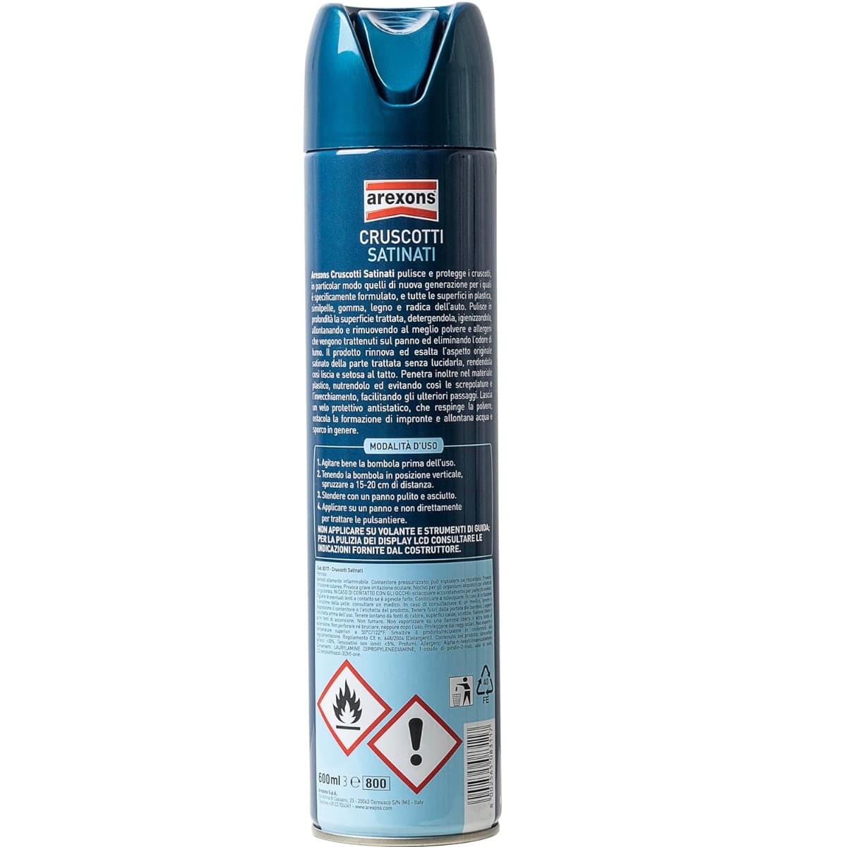 Arexons – Smash Cruscotti – Lucidante satinato per cruscotti – 600 ml - 2