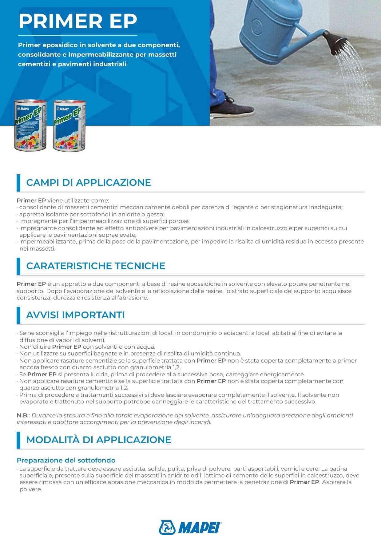 Mapei – Primer EP – Primer epossidico consolidante – 10 kg - 2