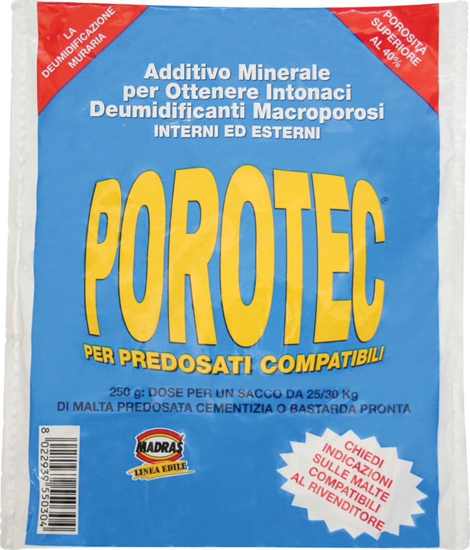Madras Porotec additivo per intonaco deumidificante - 2