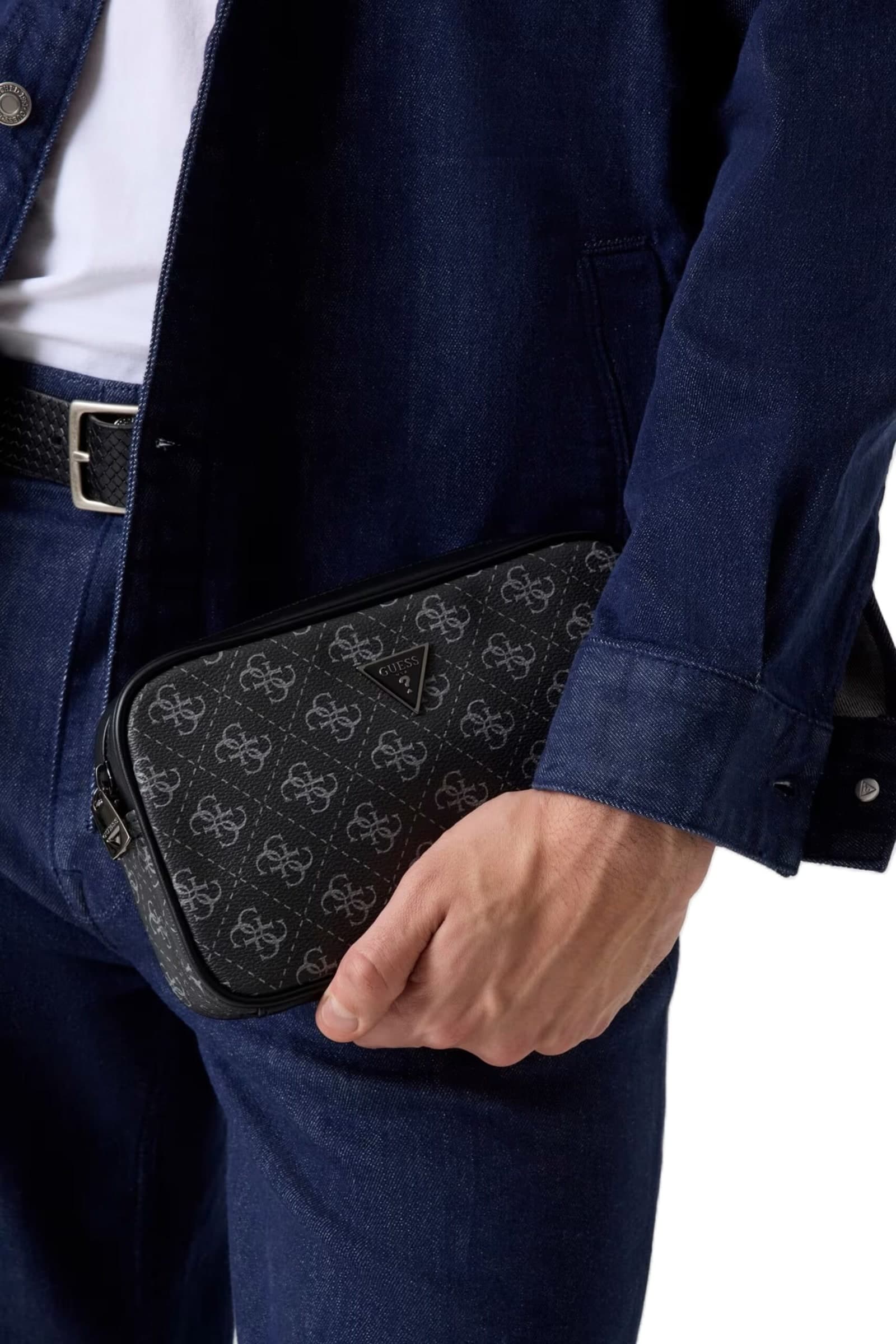 GUESS POUCHETTE ART.HMMILOP6150 NERO - 5