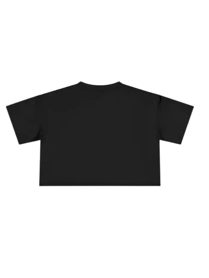 T-Shirt Donna Cropped Fit Nera Scotch | 100% Cotone - 3