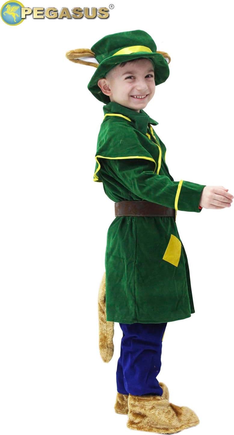 COSTUME CARNEVALE VOLPE DI PINOCCHIO BAMBINO DA 3 A 5 ANNI - PEGASUS COD. 0660 - 2