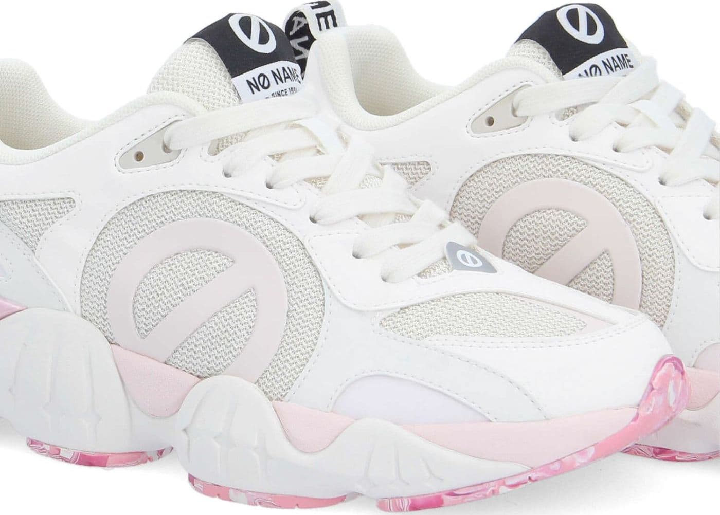 NO NAME SNEAKER ART.KRAZEE RUNNER BIANCO ROSA BLU -CAMBIA COLORE AL SOLE- - 5