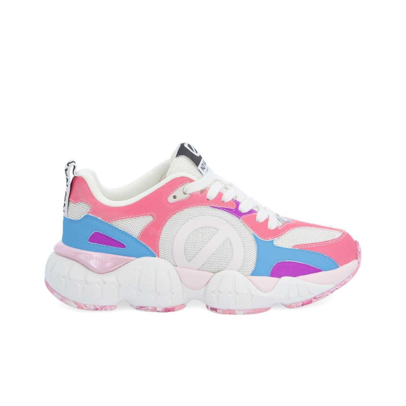 NO NAME SNEAKER ART.KRAZEE RUNNER BIANCO ROSA BLU -CAMBIA COLORE AL SOLE- - 10