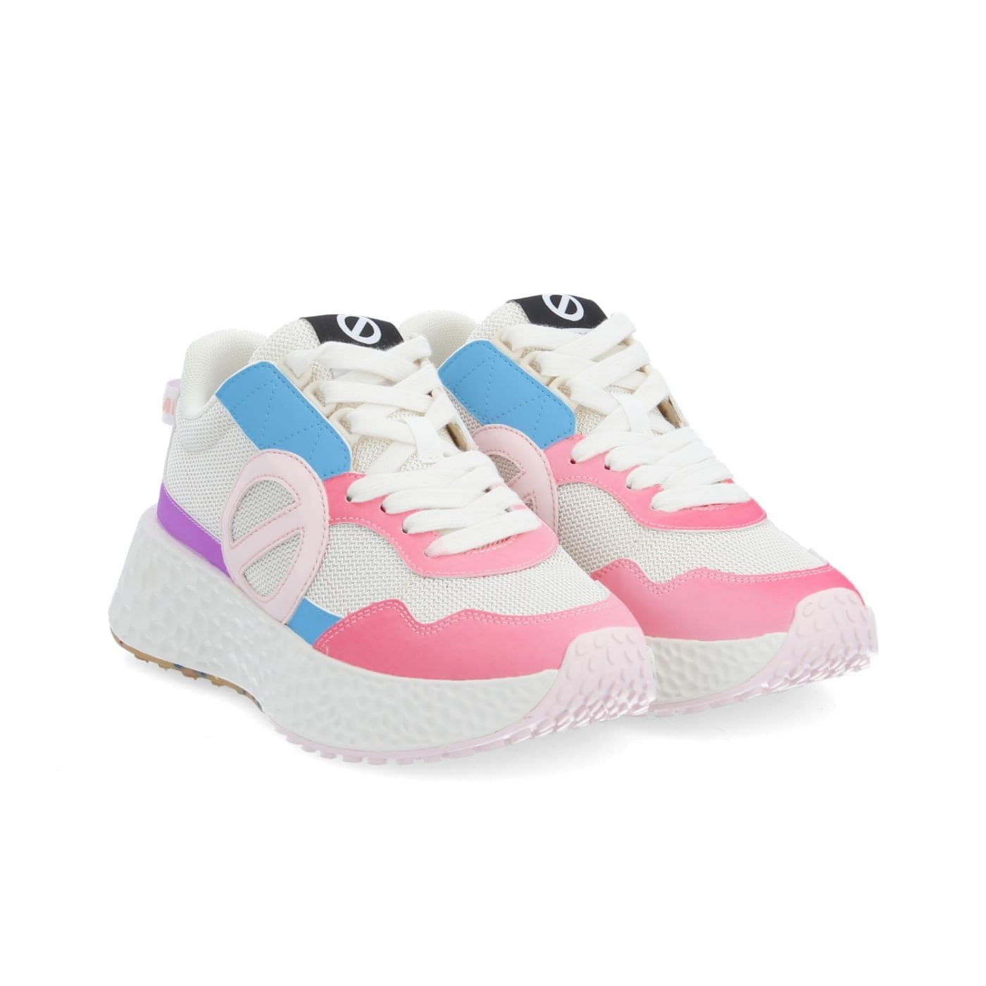 NO NAME SNEAKER ART.CARTER JOGGER ROSA BLU BIANCO -CAMBIA COLORE AL SOLE- - 2