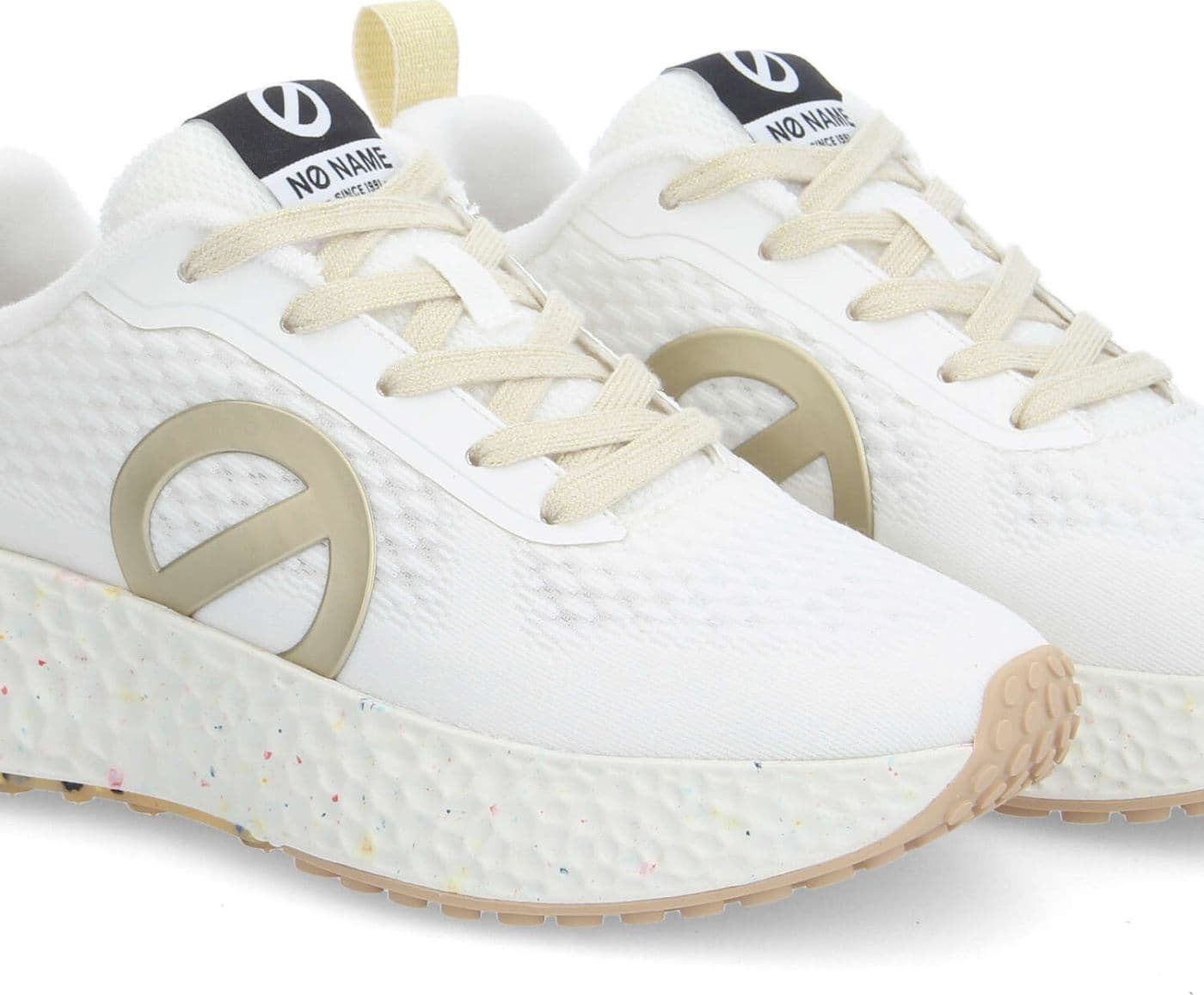 NO NAME SNEAKER ART.CARTER FLY BIANCO DORATO - 4