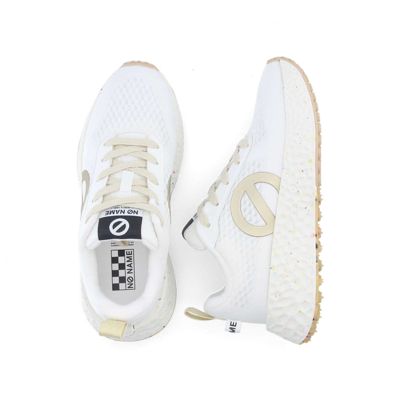 NO NAME SNEAKER ART.CARTER FLY BIANCO DORATO - 5