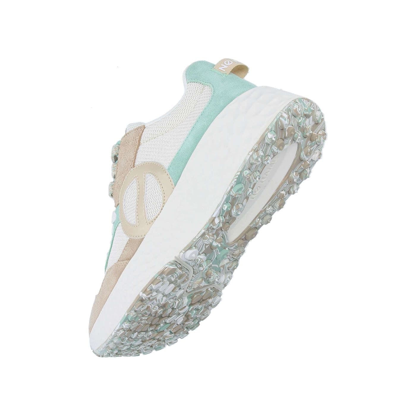 NO NAME SNEAKER ART.carter jogger BEIGE BIANCO VERDE - 5