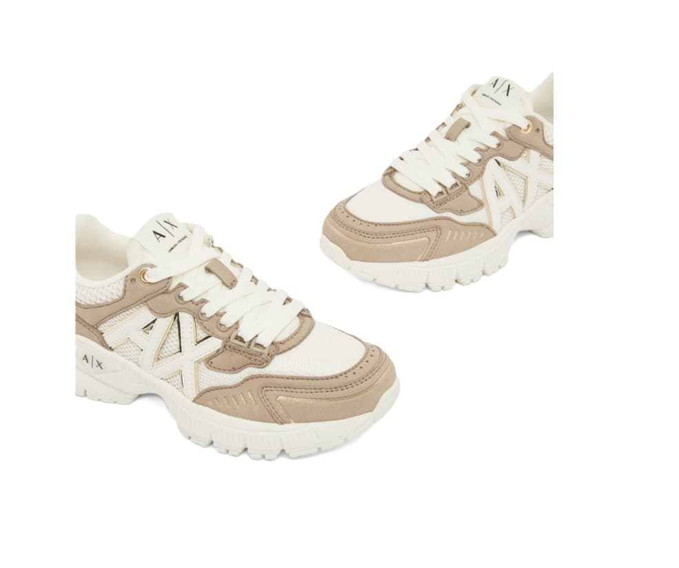 SNEAKER ARMANI EXCHANGE ART.XW002153 WHITE BEIGE - 5
