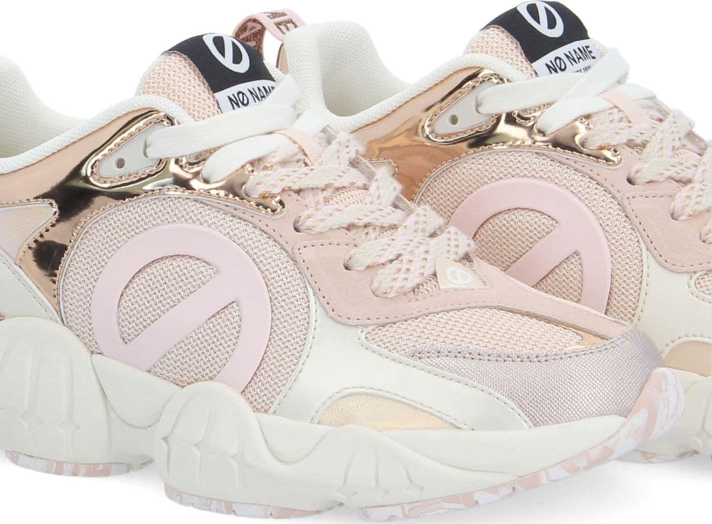 NO NAME SNEAKER ART.KRAZEE RUNNER ROSA ORO - 3