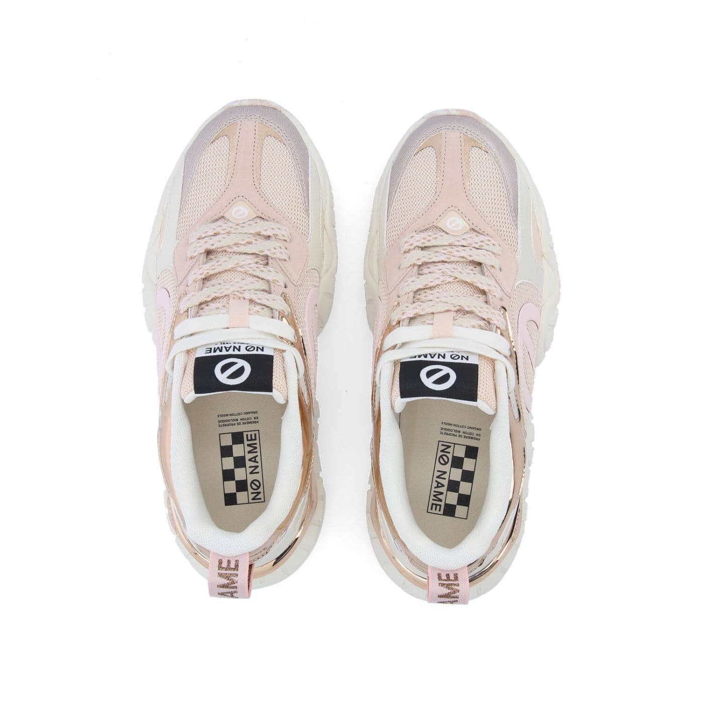 NO NAME SNEAKER ART.KRAZEE RUNNER ROSA ORO - 4