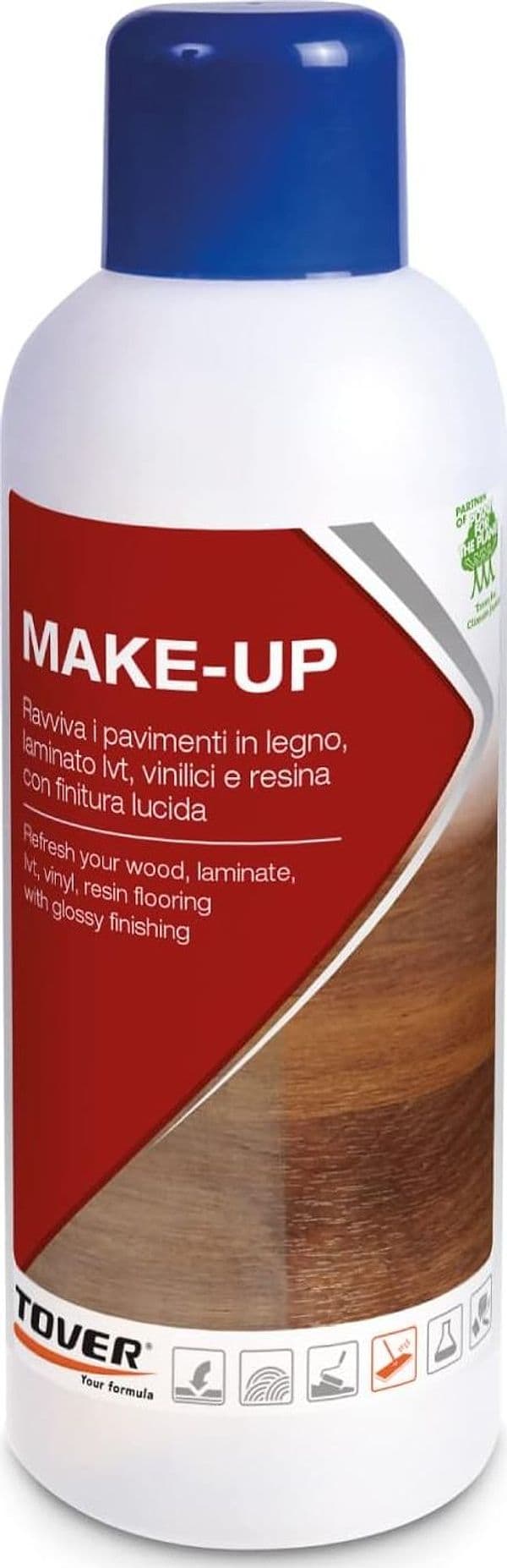 MAKE UP LT. 1 rigenerante copri graffi per il ripristino di PARQUET in Legno, laminato LVT SPC graffiati . Lucido o Opaco - 2
