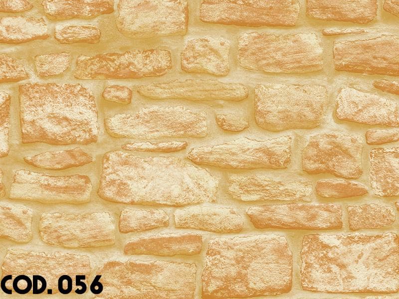 Pelicola di plastica adesiva effetto Mattoni, sughero, legno, pietre 1mt x 45cm - 6