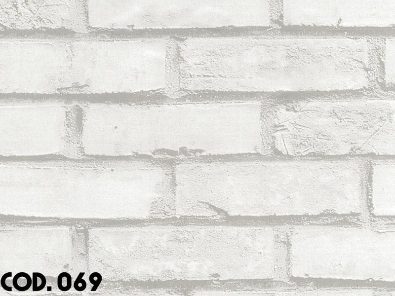 Pelicola di plastica adesiva effetto Mattoni, sughero, legno, pietre 1mt x 45cm - 10