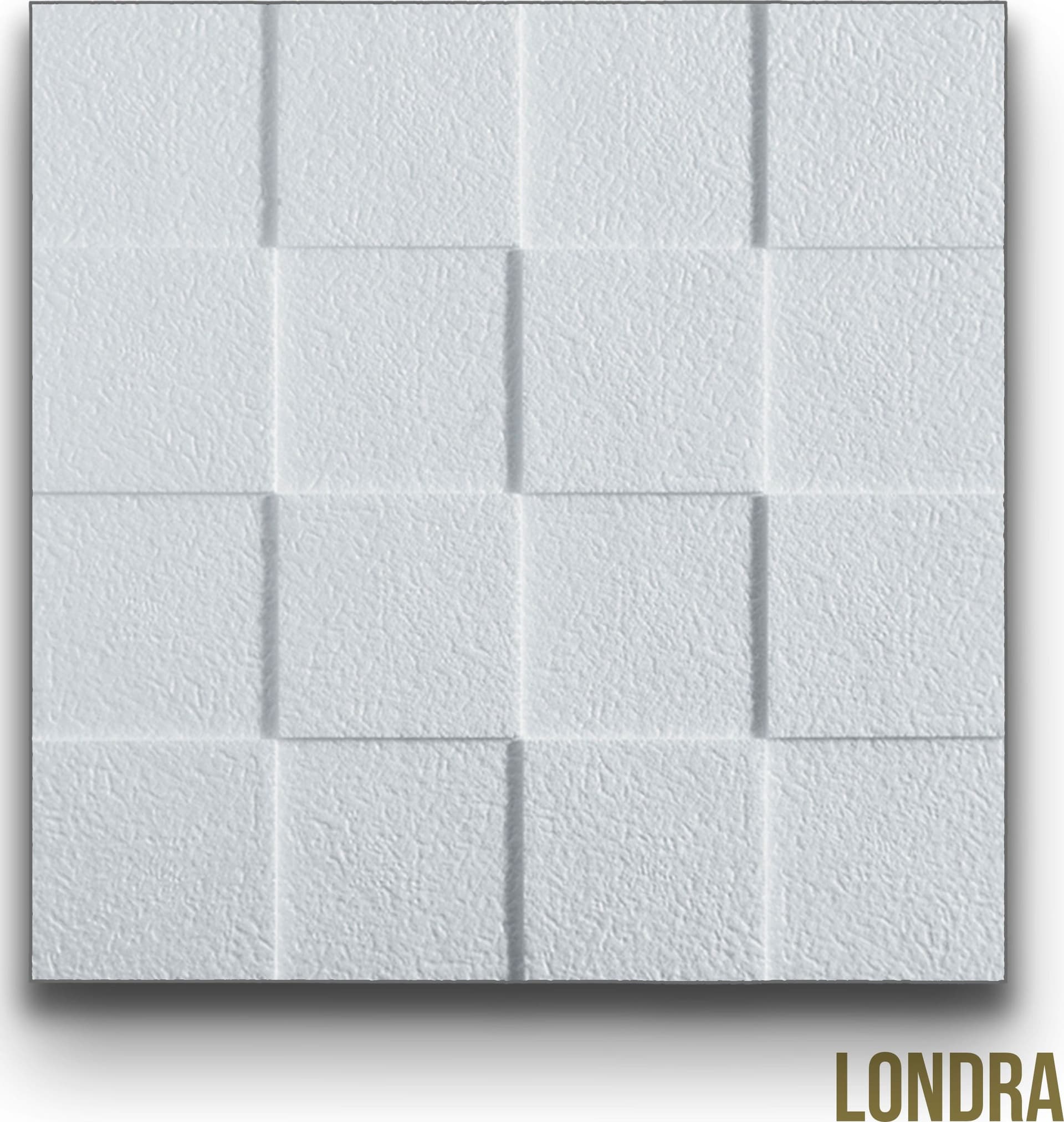 pacchi da 15 o 18mq di pannelli in polistirene a soffitto decorativi 3D isolanti con incastri 50x50cm x 1cm. - 42