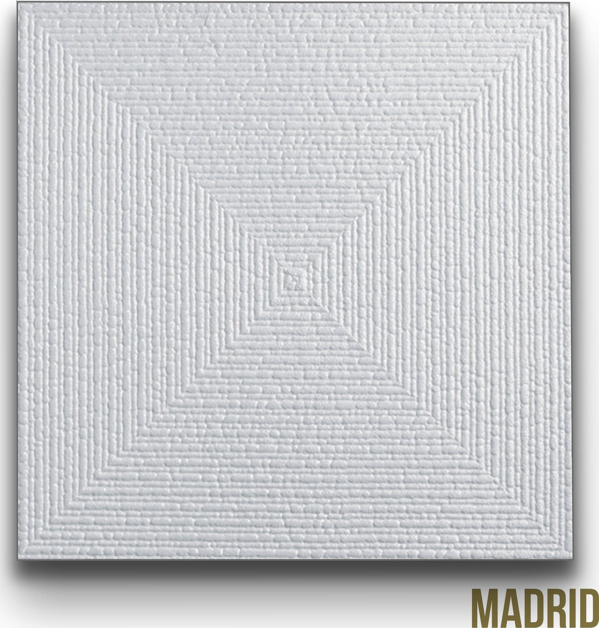 pacchi da 15 o 18mq di pannelli in polistirene a soffitto decorativi 3D isolanti con incastri 50x50cm x 1cm. - 50