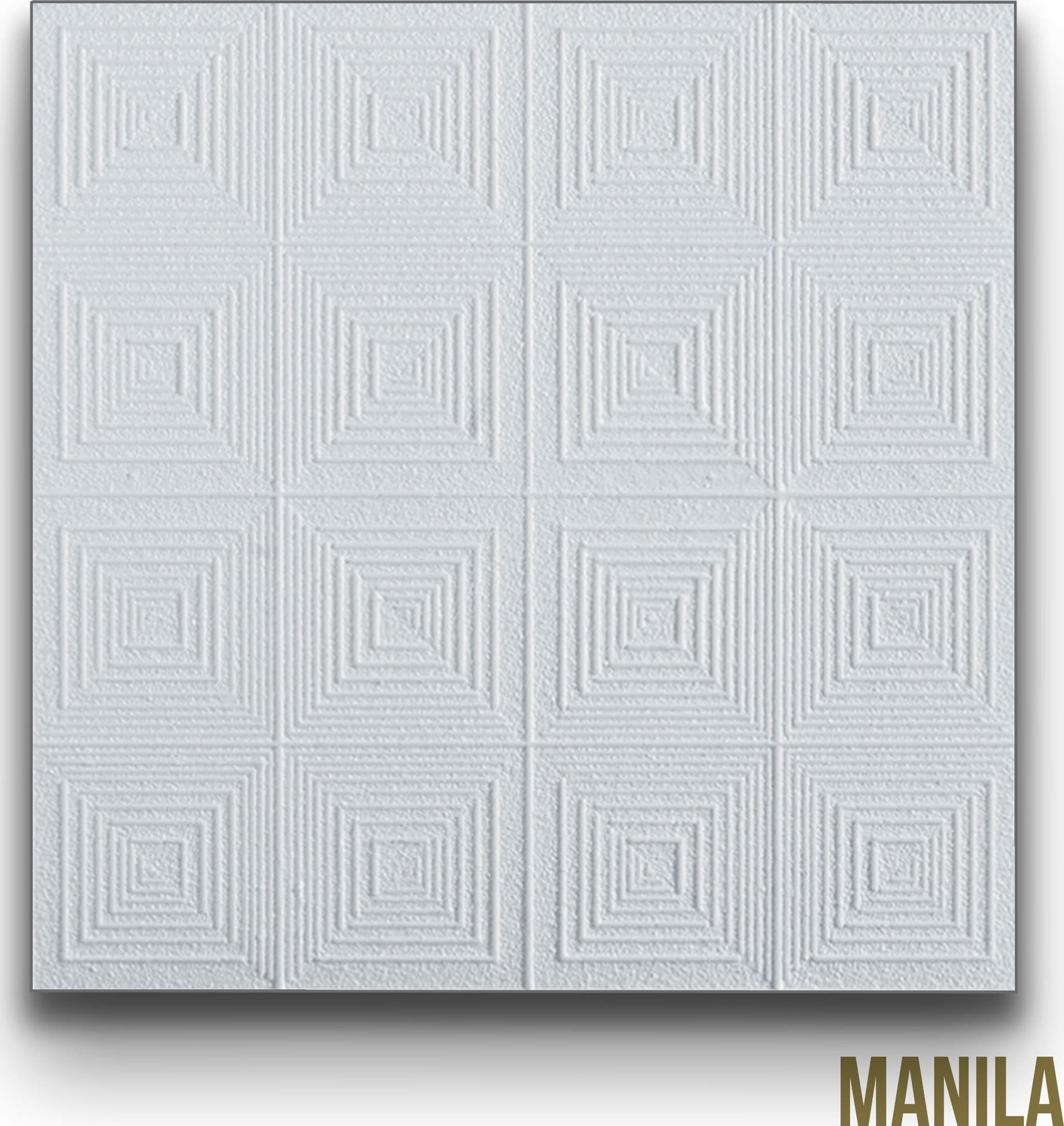 pacchi da 15 o 18mq di pannelli in polistirene a soffitto decorativi 3D isolanti con incastri 50x50cm x 1cm. - 12