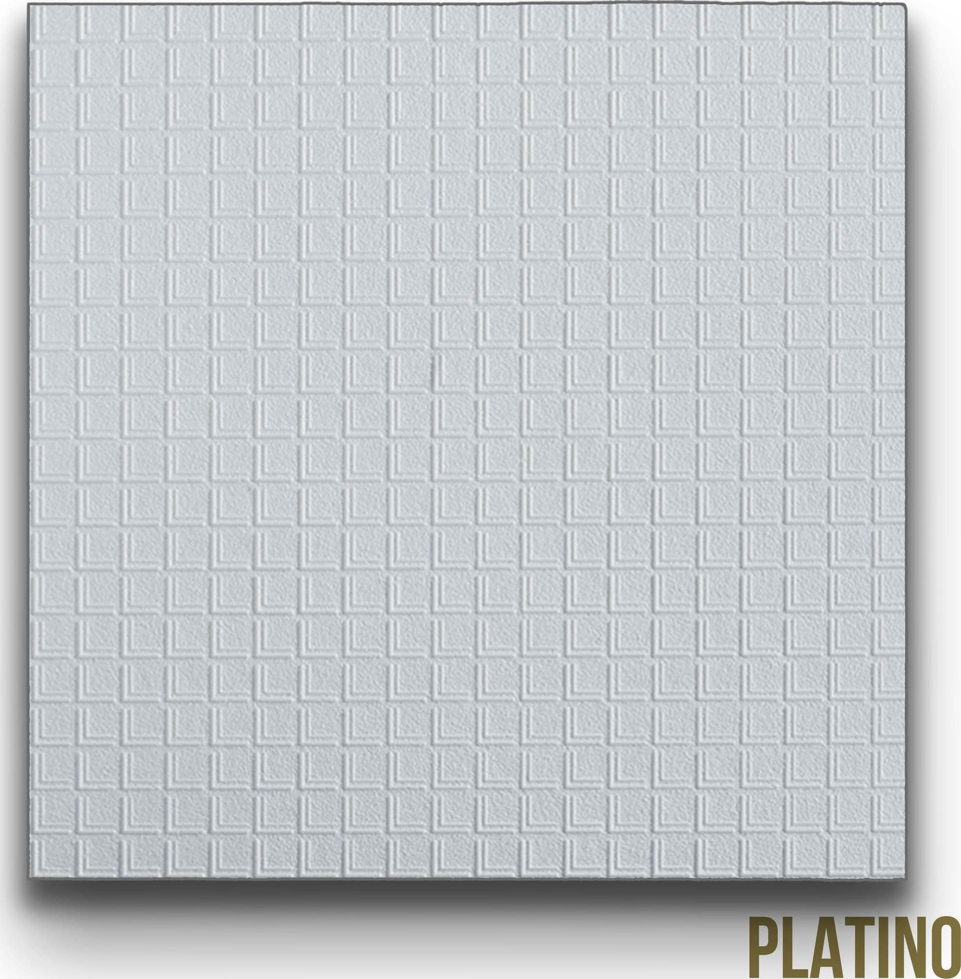 pacchi da 15 o 18mq di pannelli in polistirene a soffitto decorativi 3D isolanti con incastri 50x50cm x 1cm. - 20