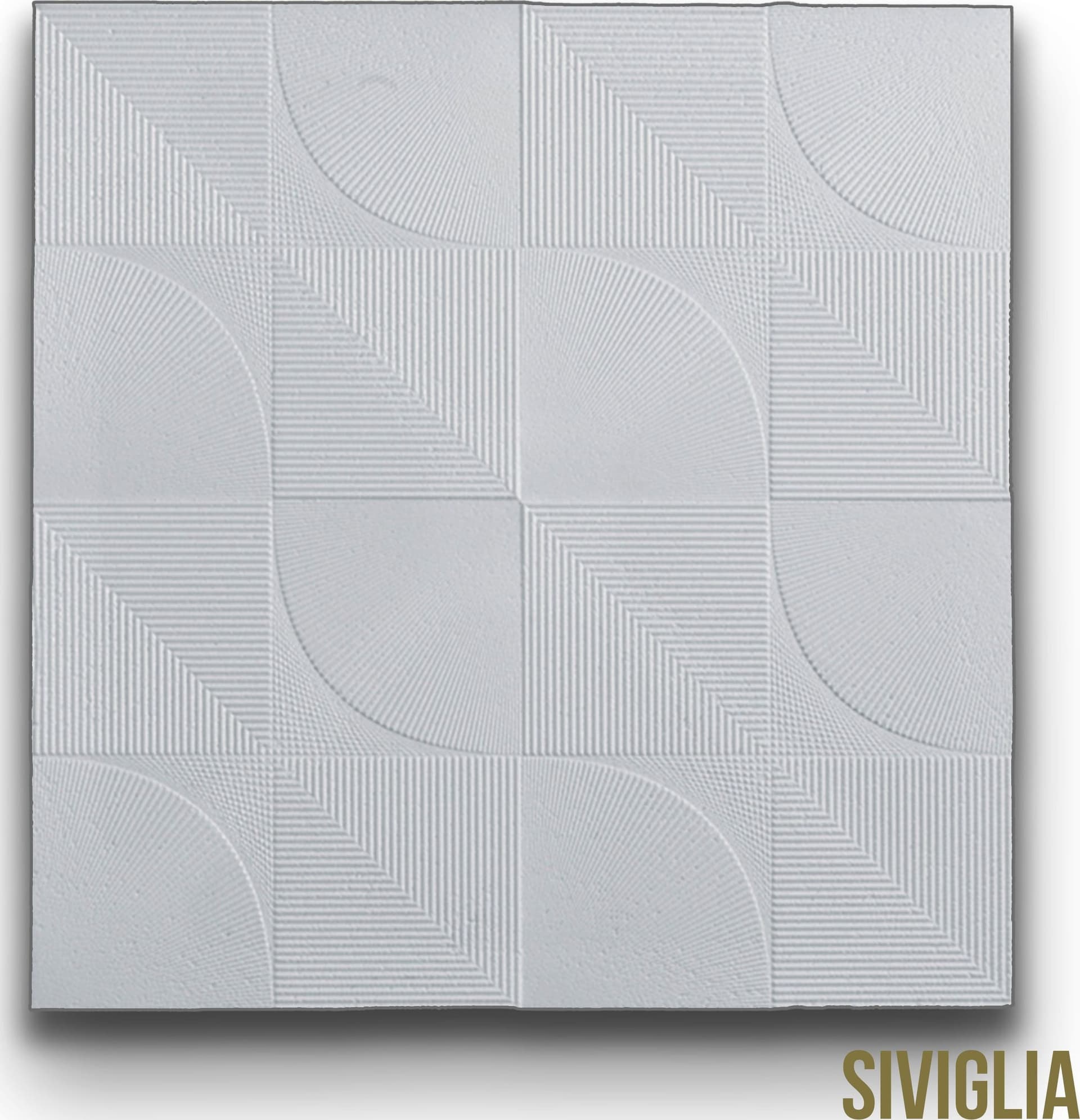 pacchi da 15 o 18mq di pannelli in polistirene a soffitto decorativi 3D isolanti con incastri 50x50cm x 1cm. - 30