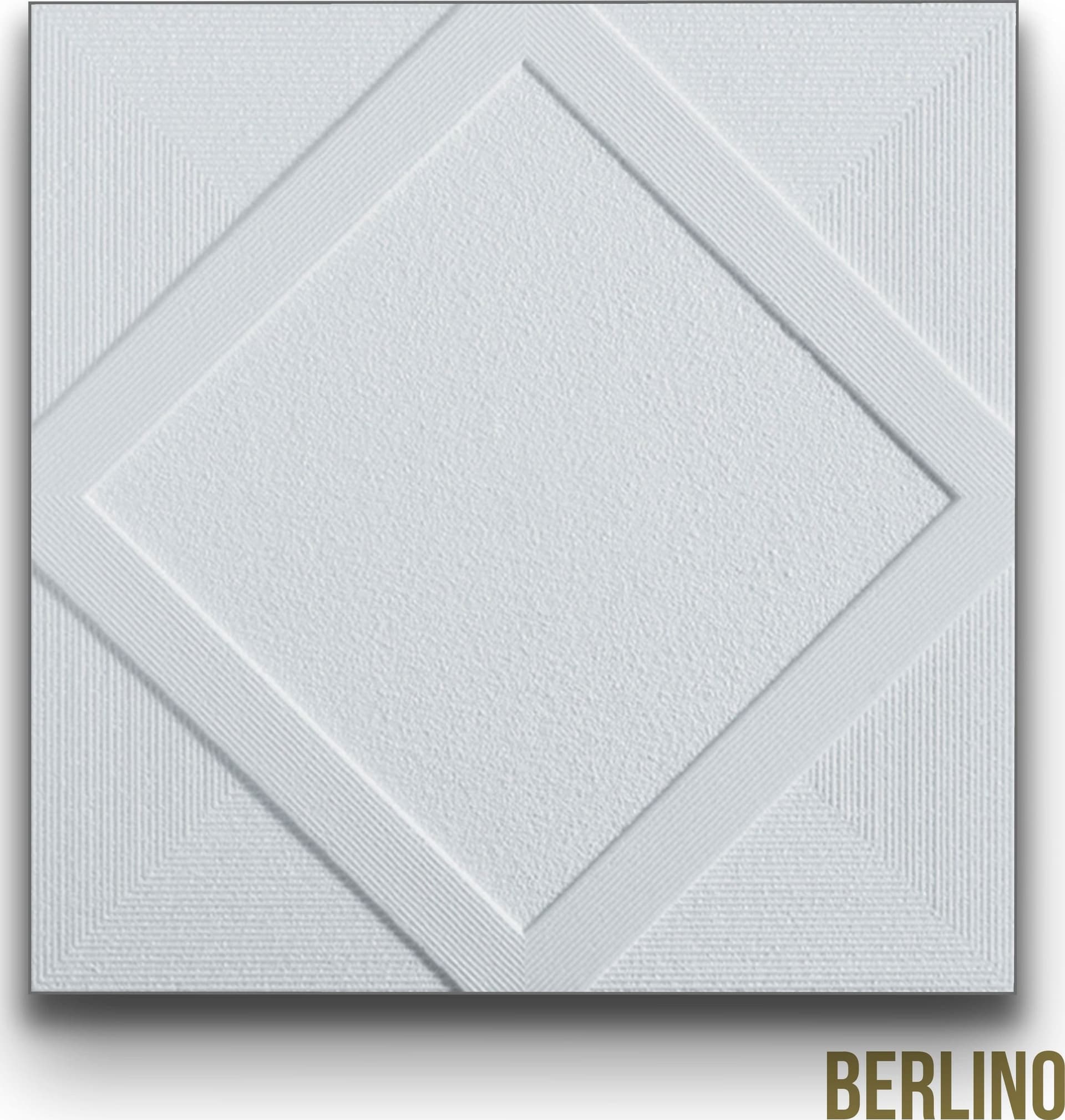 pacchi da 15 o 18mq di pannelli in polistirene a soffitto decorativi 3D isolanti con incastri 50x50cm x 1cm. - 4